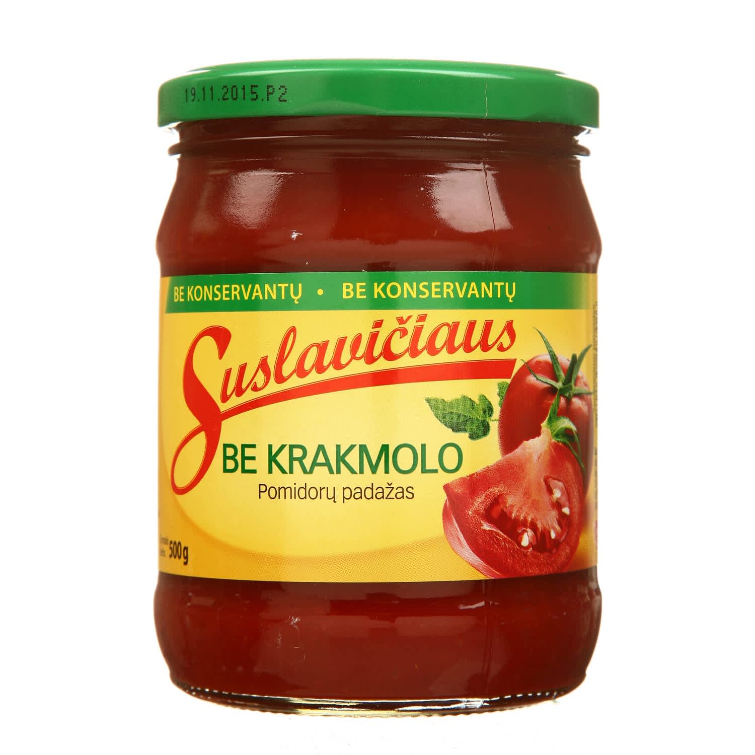 SUSLAVIČIAUS pomidorų padažas be krakm., 500g