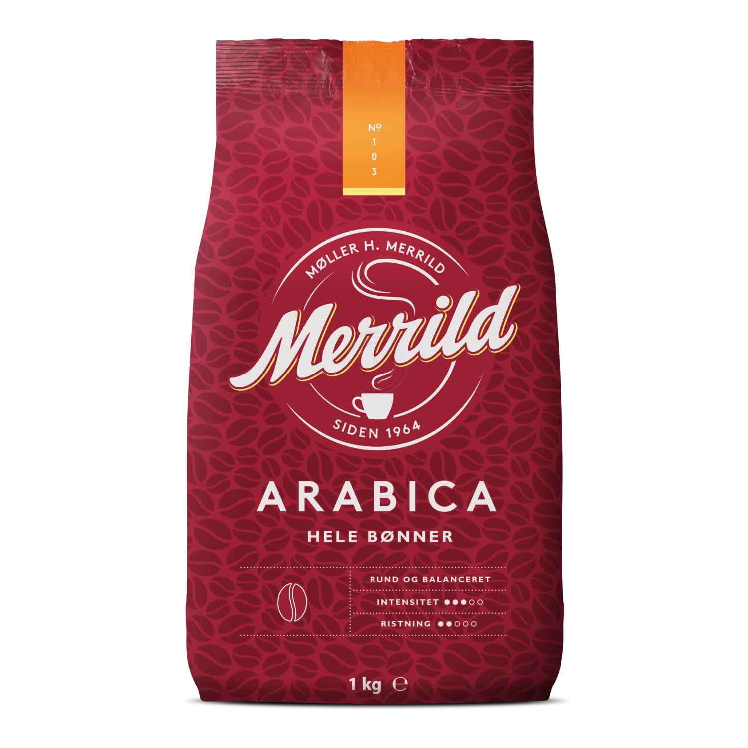 Kavos pupelės MERRILD ARABICA, 1 kg