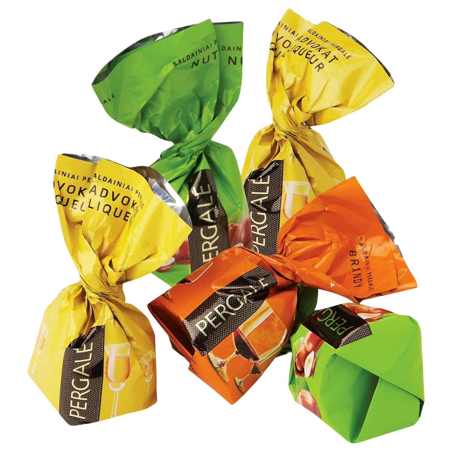 Saldainiai PERGALĖ MIX SINGLE TWIST, 1kg