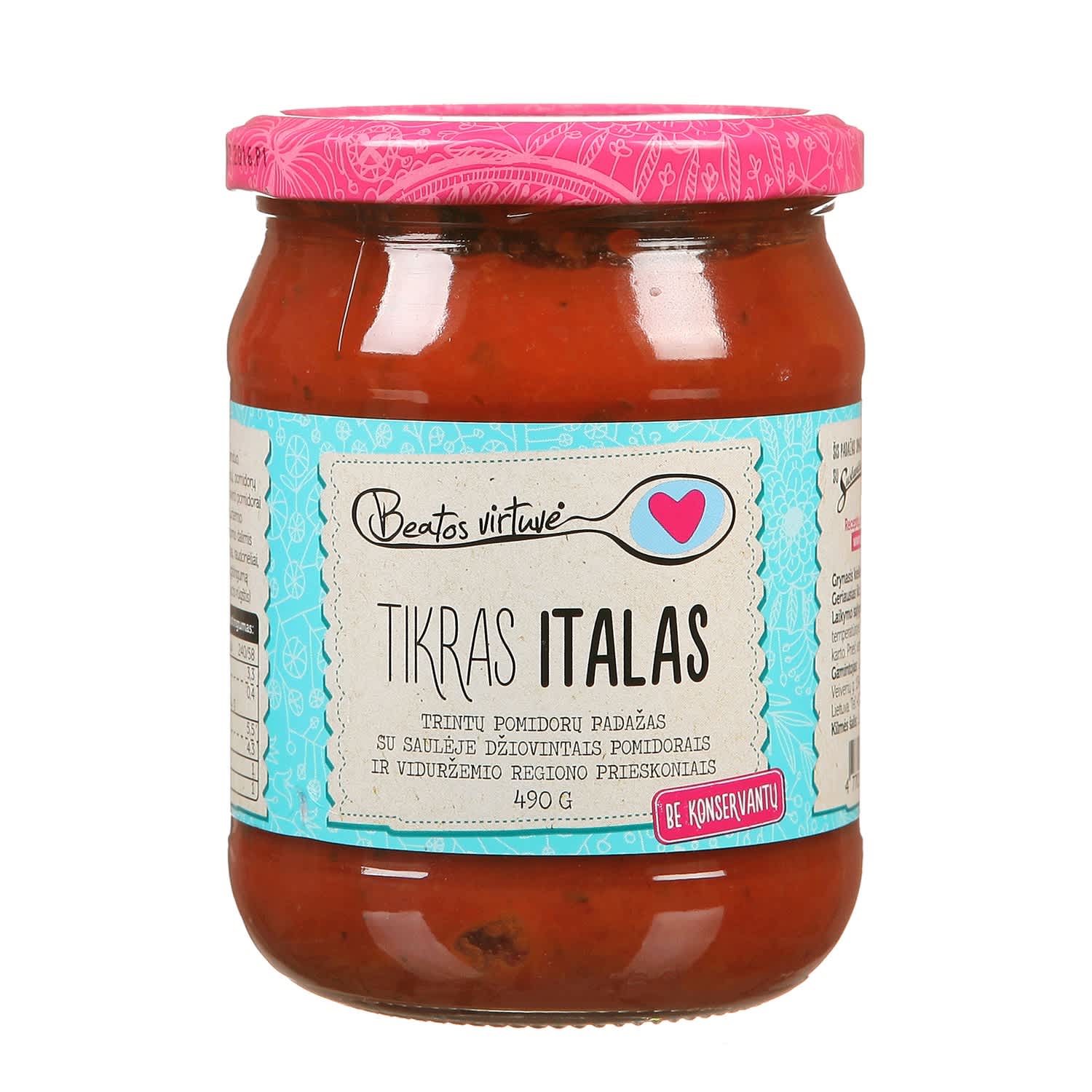 Pomidorų padažas TIKRAS ITALAS, 490g