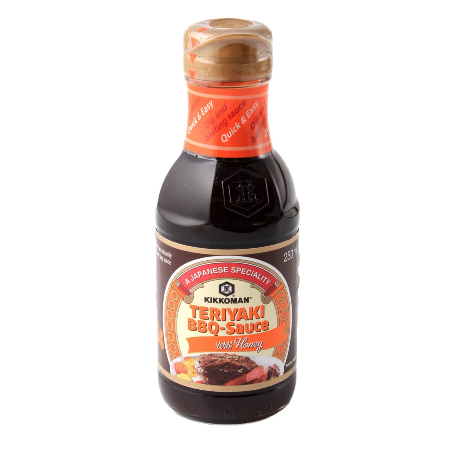 Pad. su medumi KIKKOMAN TERIYAKI BBQ, 250 ml