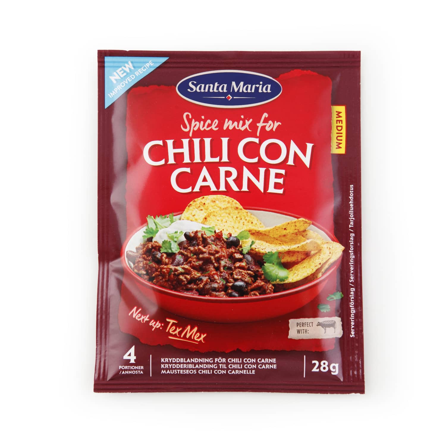 Garšv. mais. Santa Maria Chili Con Carne 28g
