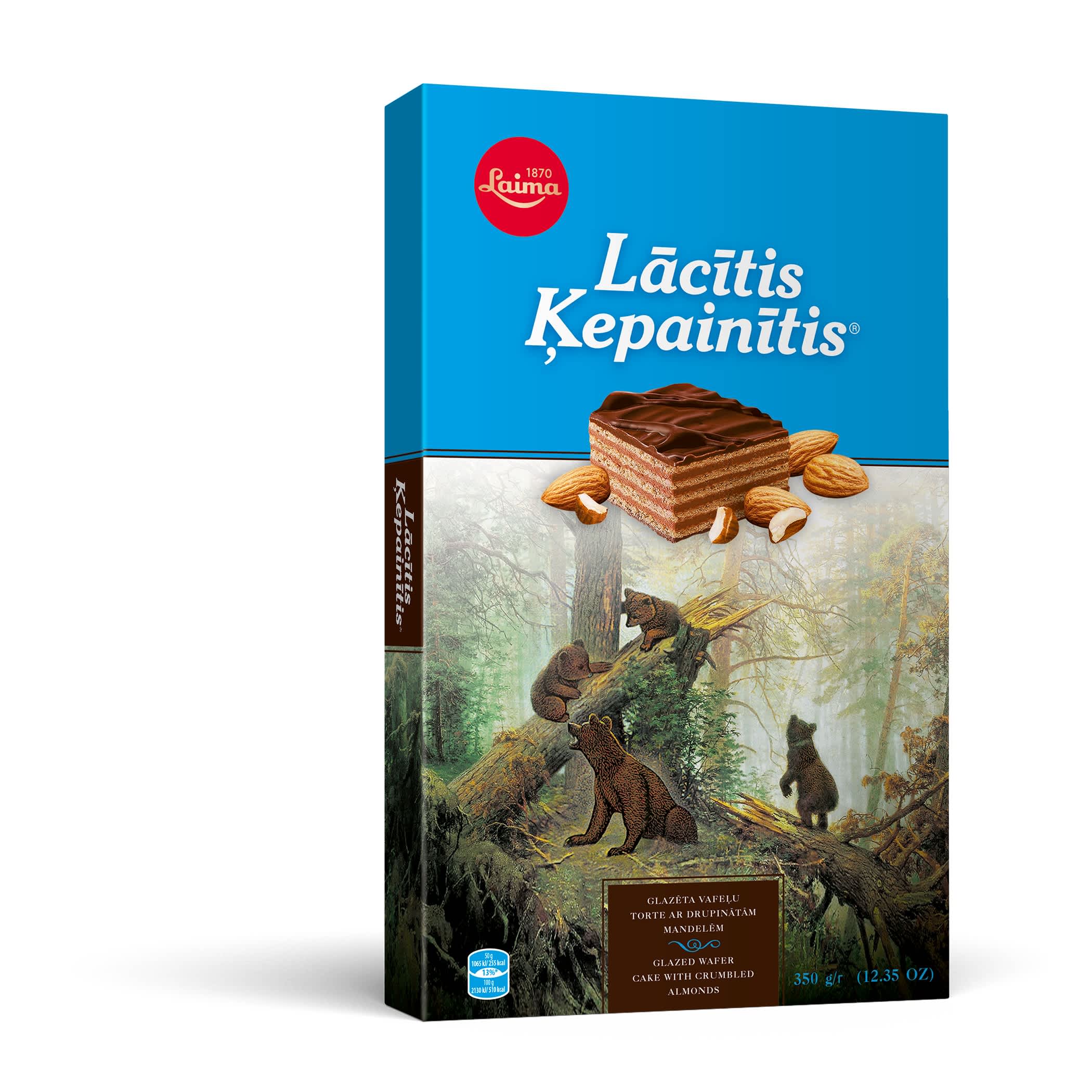 Vafeļu torte Laima Lācītis Ķepainītis 350g