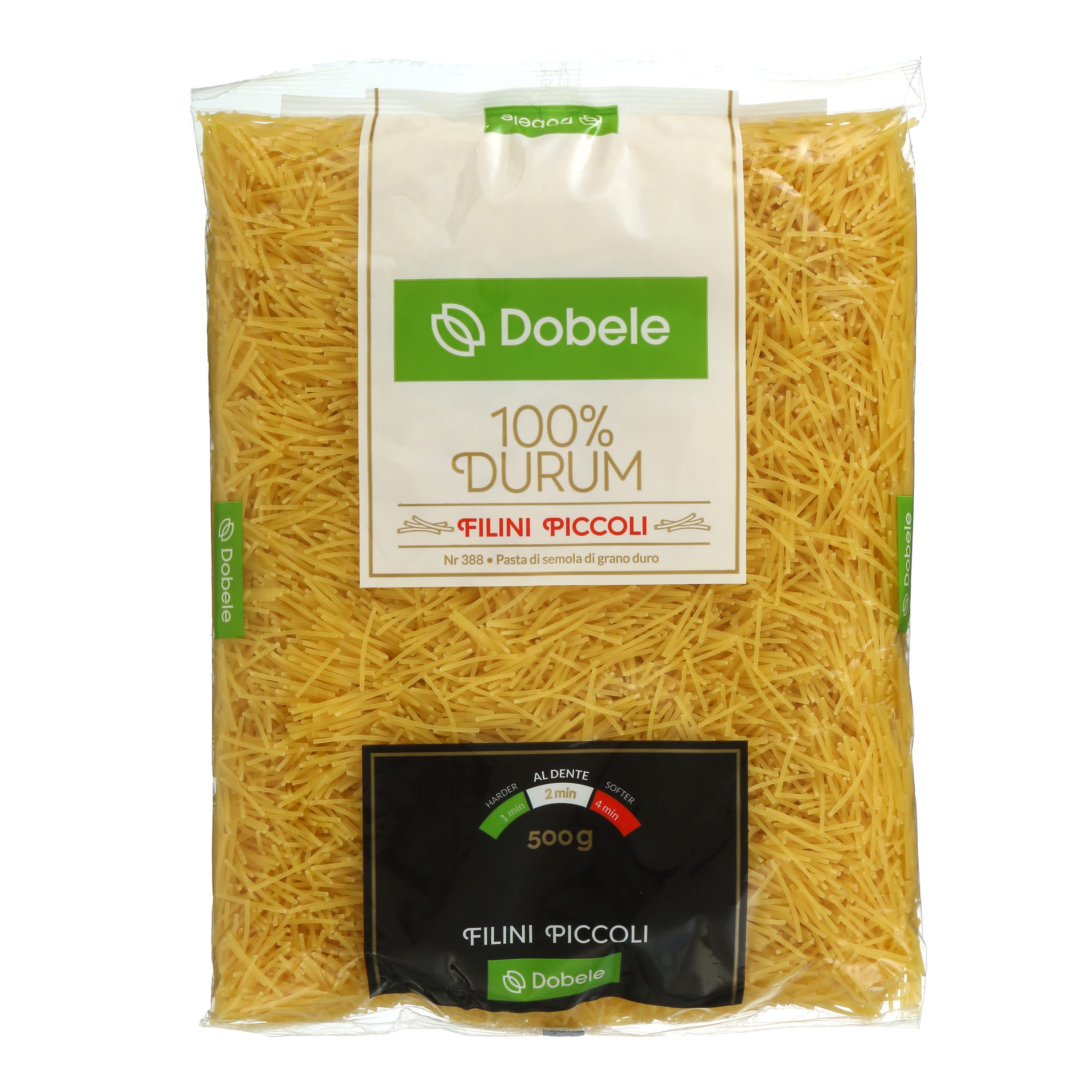Makaronai FILINI PICCOLI DOBELE, 500 g