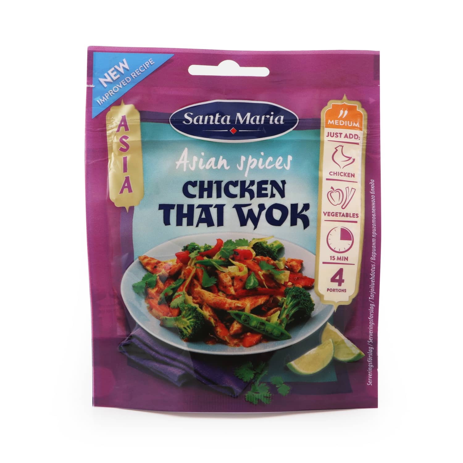 Garšviela Santa Maria Thai vok vistai 30g