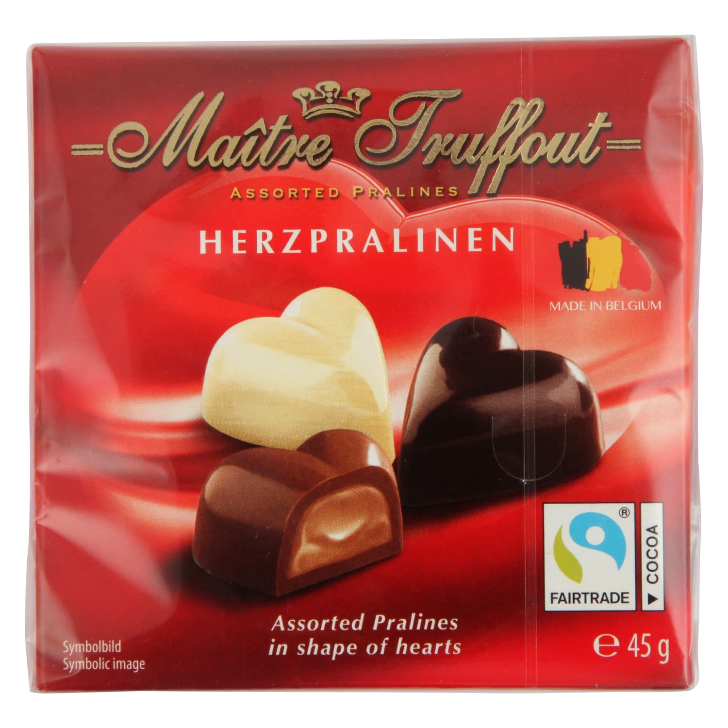 Pralineed mini südamed 45g