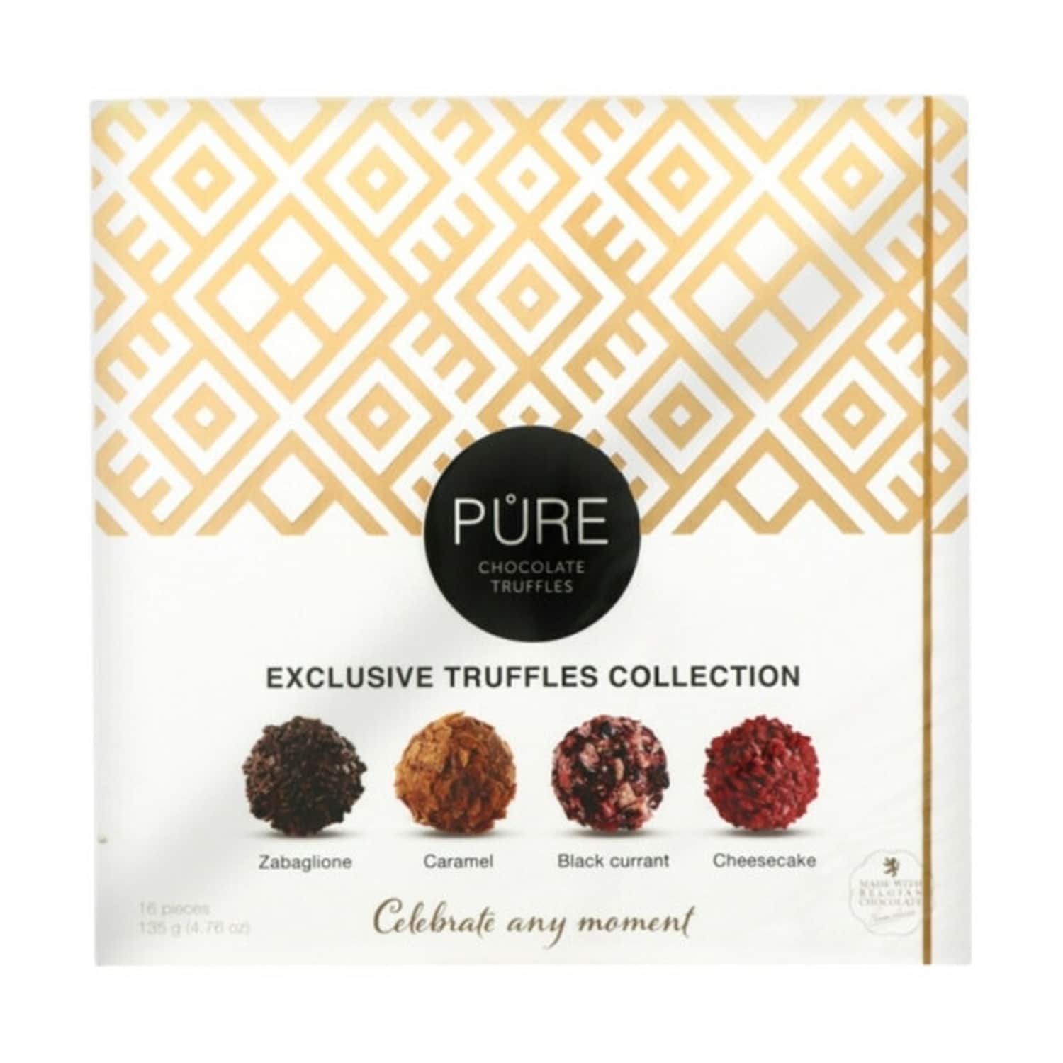 Šokolādes trifeļu Pure kolekcija Ziedi 135g