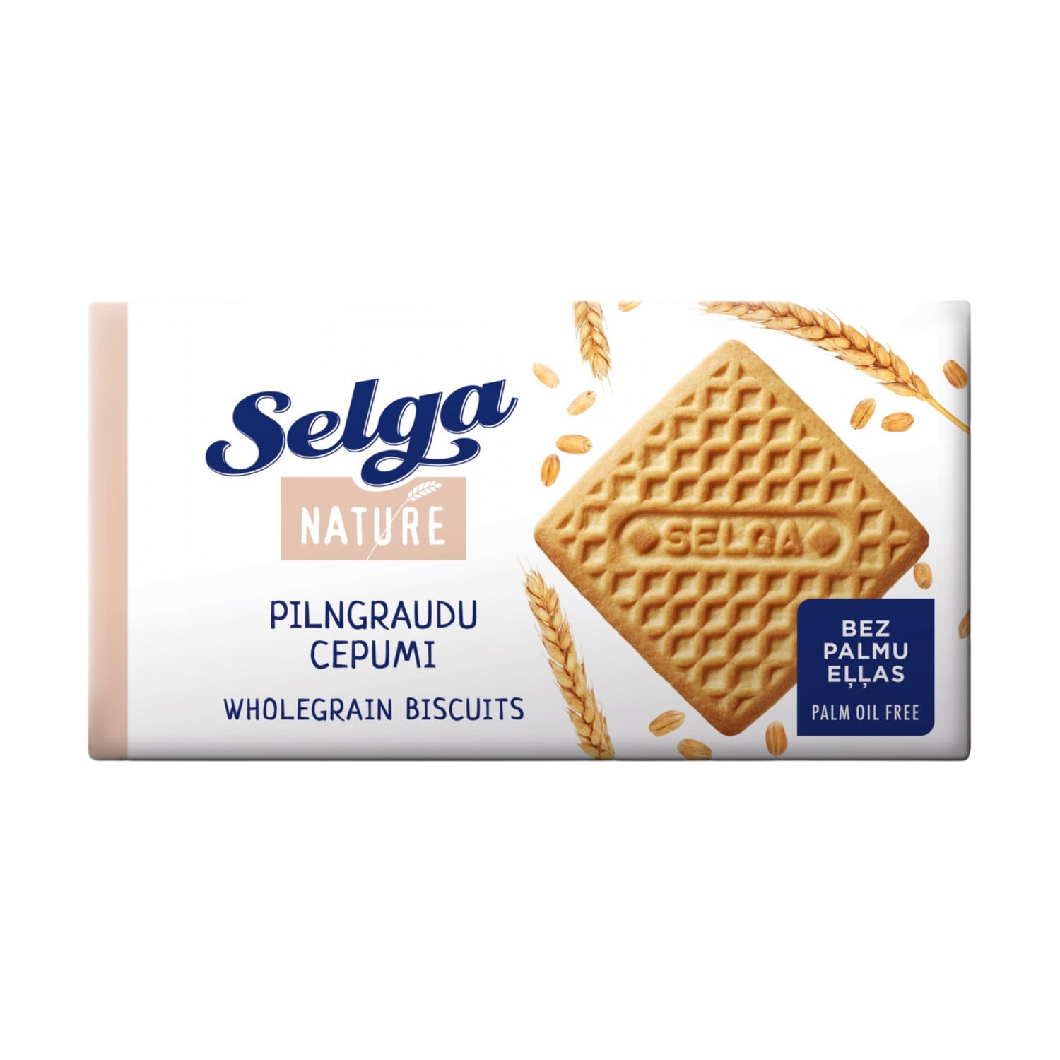 Viso grūdo sausainiai SELGA, 180 g