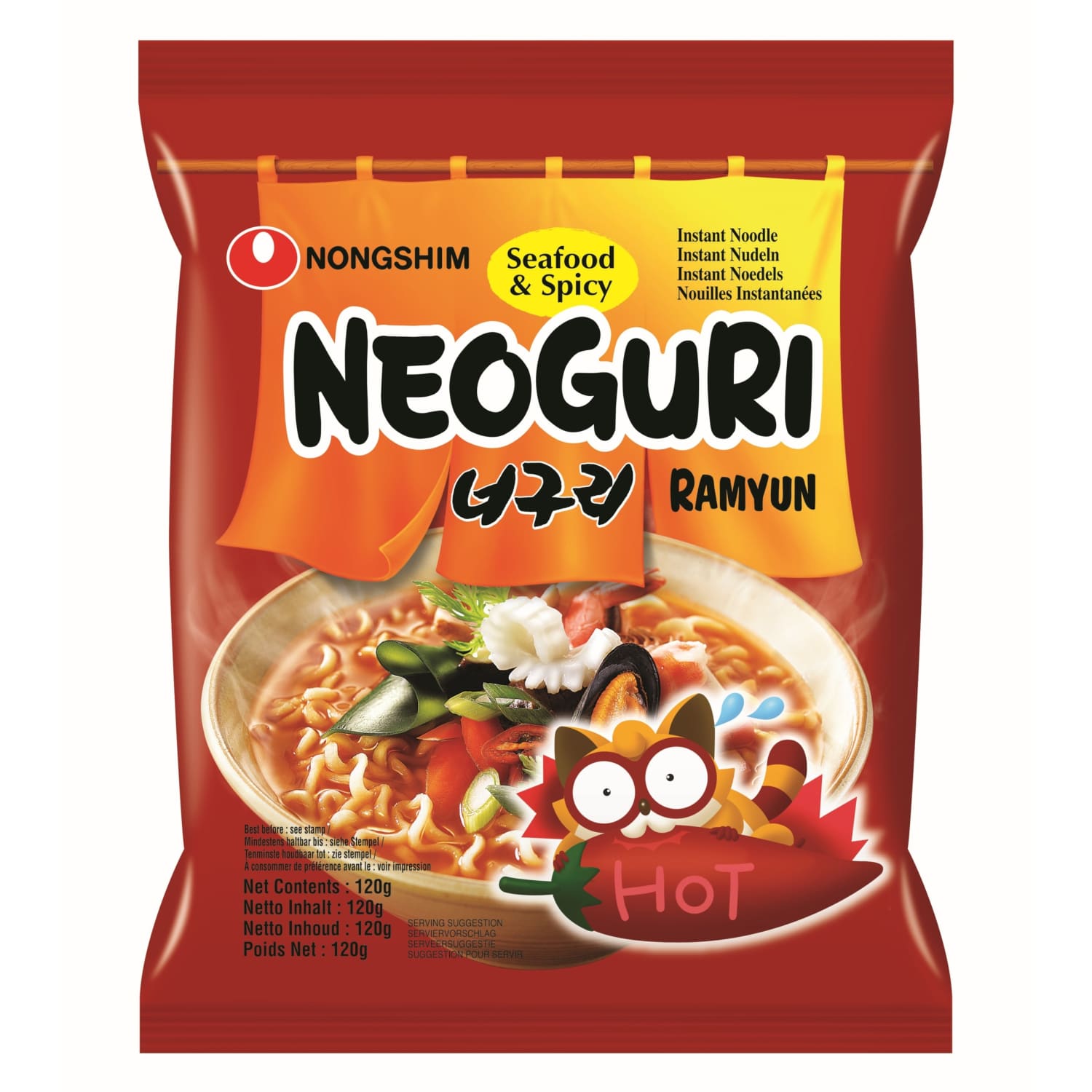 Nūdeļu zupa Nongshim Neoguri Ramyun 120g
