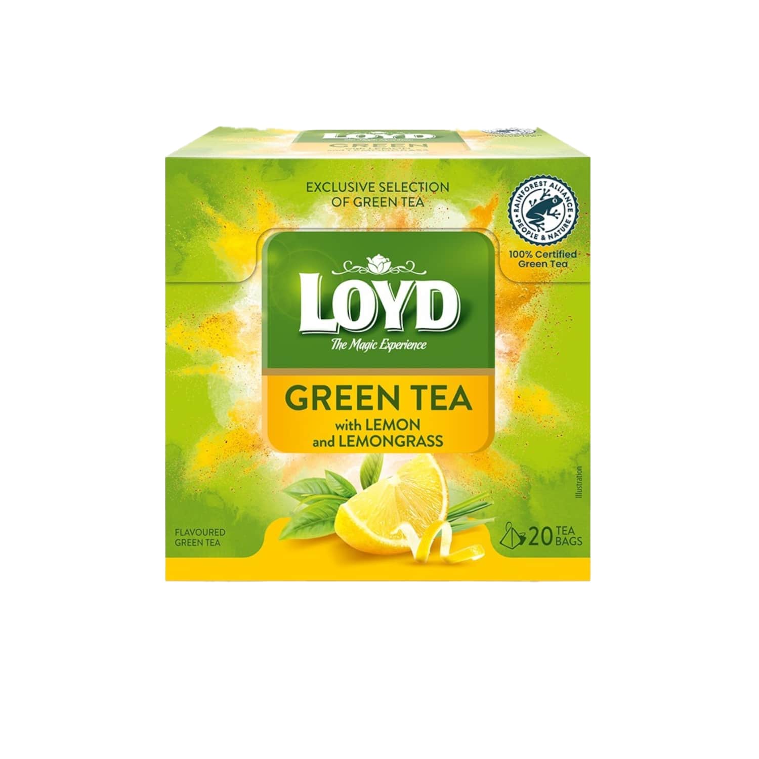 Zaļā tēja LOYD citronu&citronzāles 30g