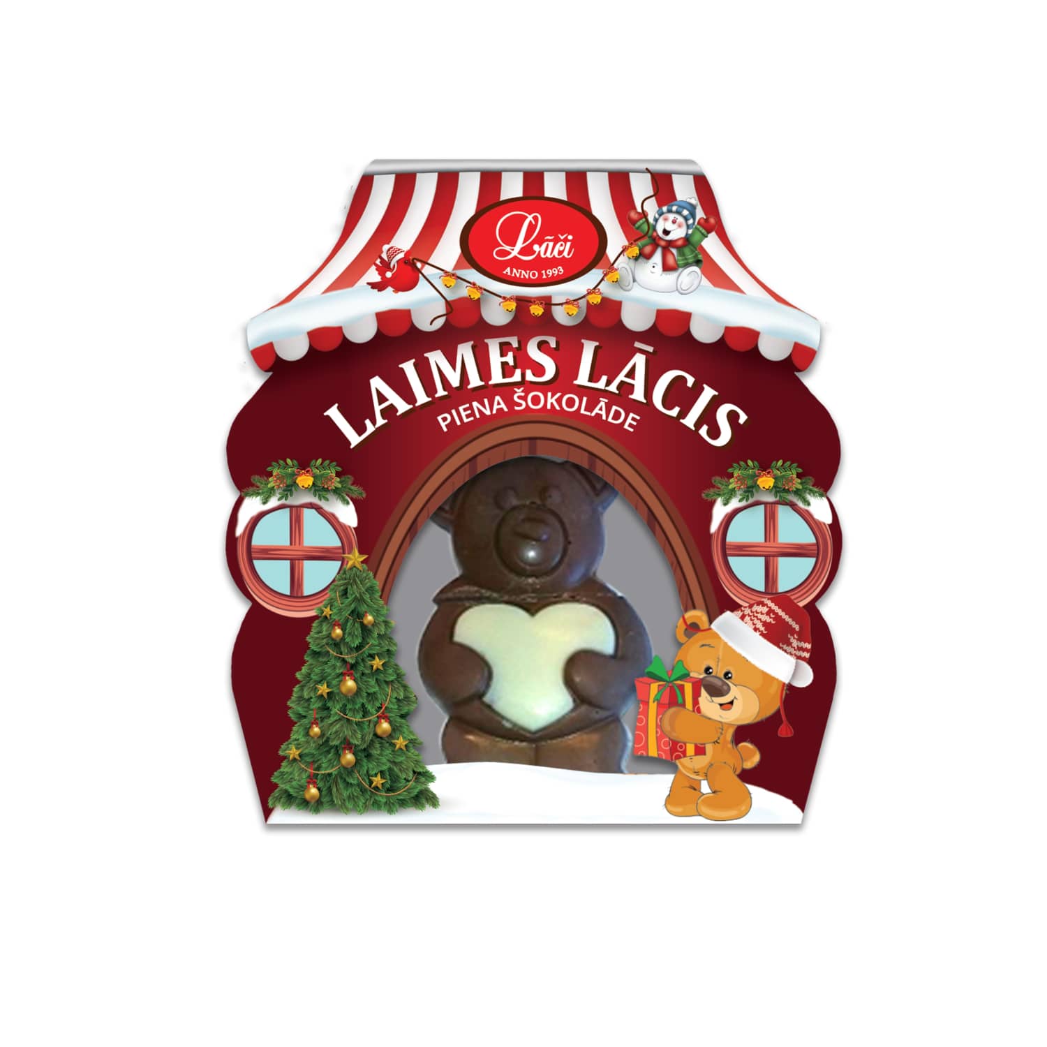 Šokolāde Lāči Laimes lācis 18g