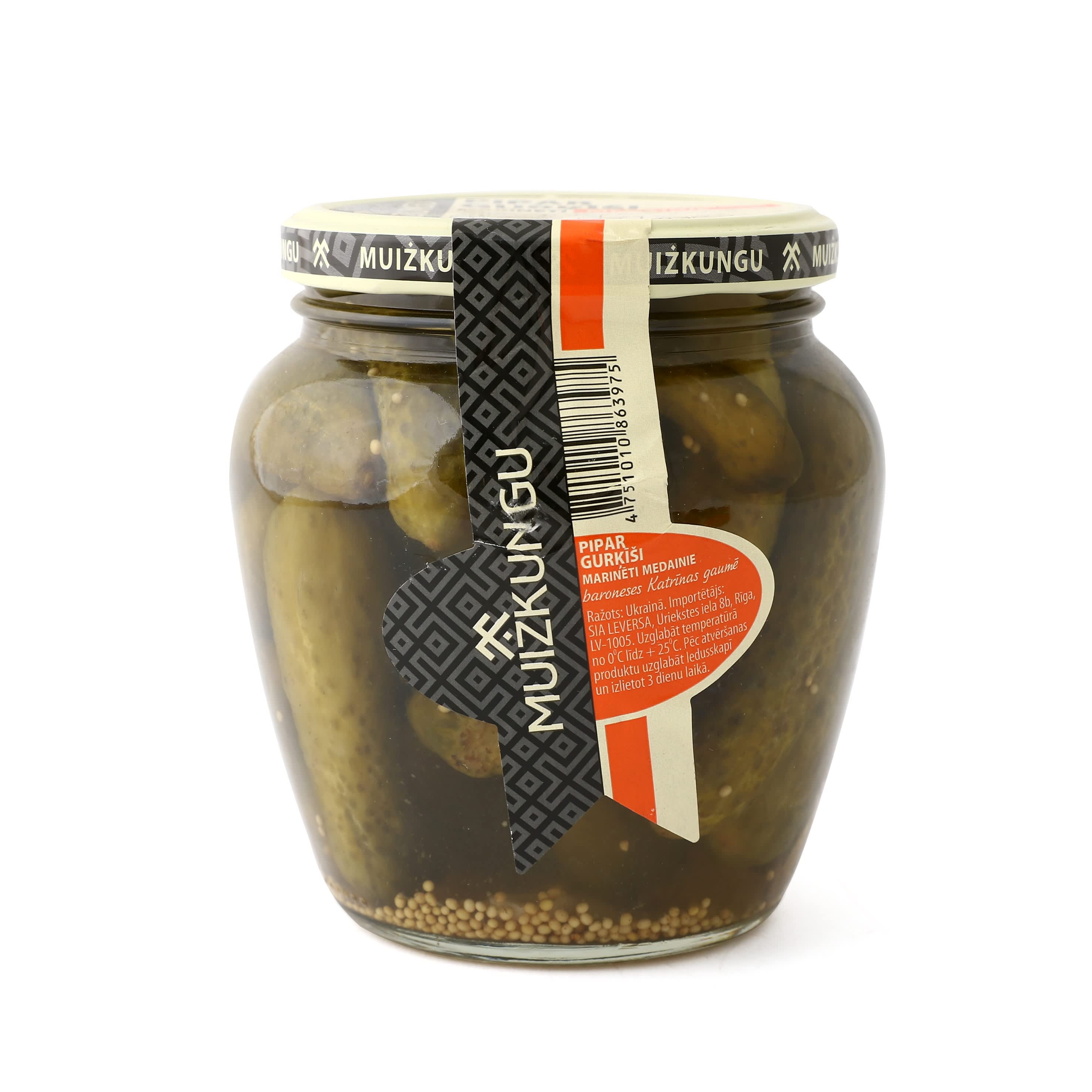 Pipargurķīši Muižkungu medain. 530g/290g