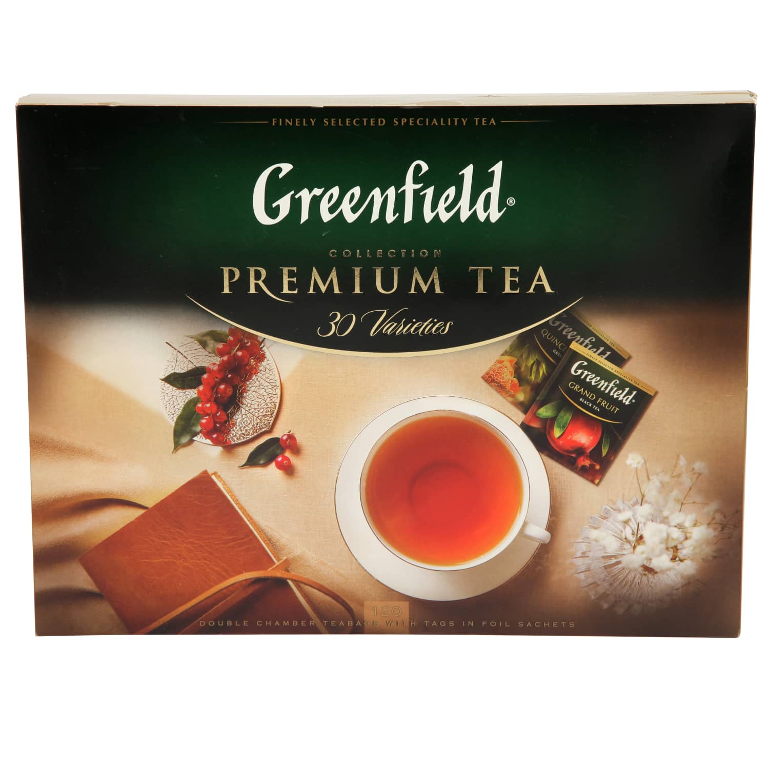 Teede kinkekomplekt Greenfield 120x1g