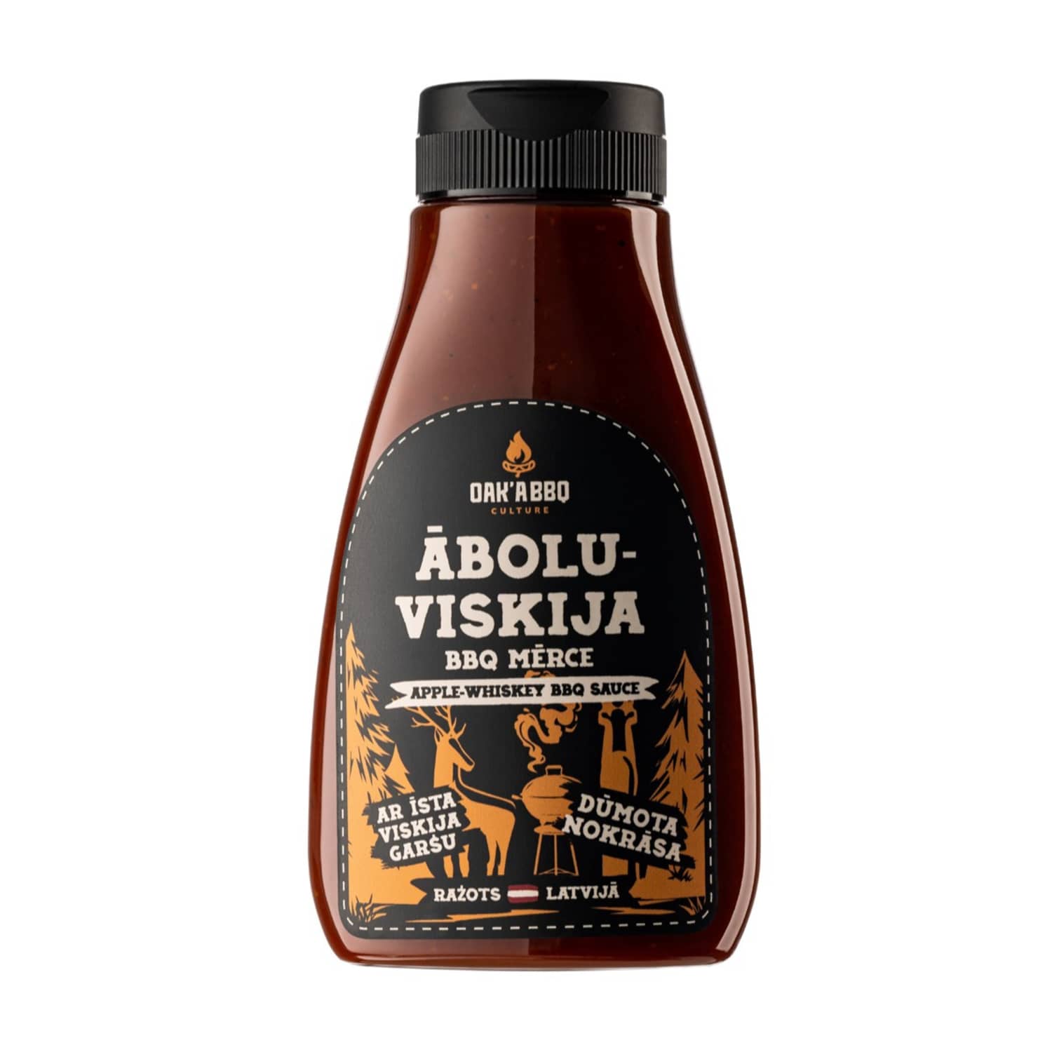 Mērce Oak'a BBQ ar viskija-ābolu 270g