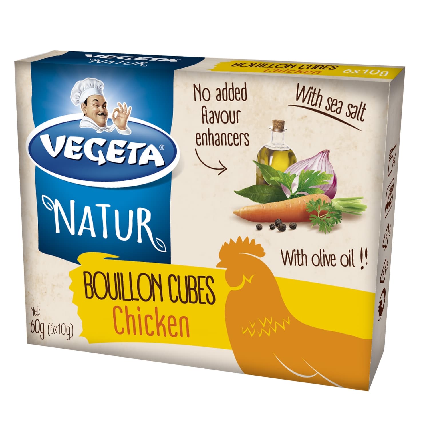 Buljona kubiņi Vegeta Natur vistas 60g