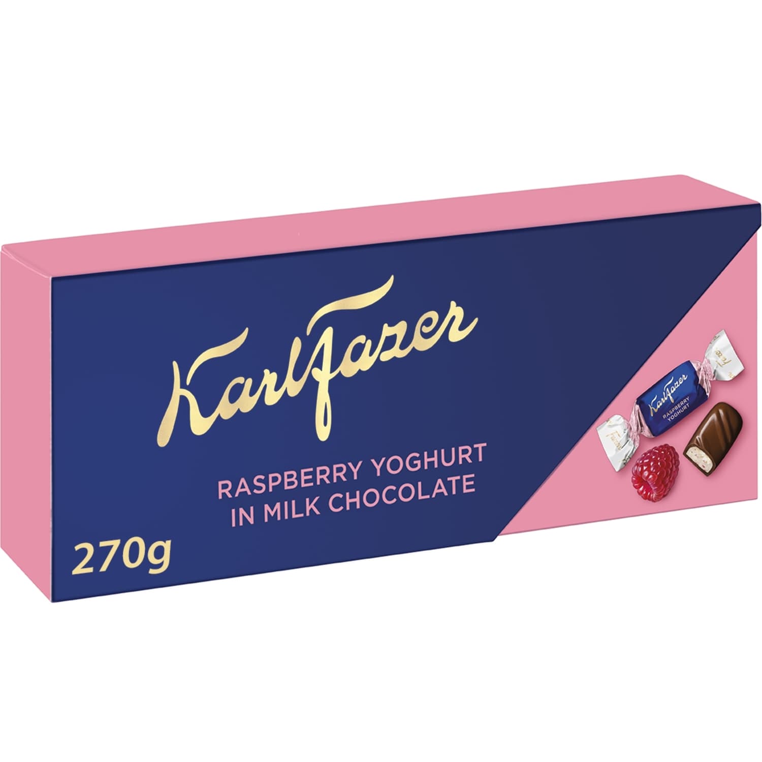 Konfek. Karl Fazer piena šok.,aveņu jog. 270g