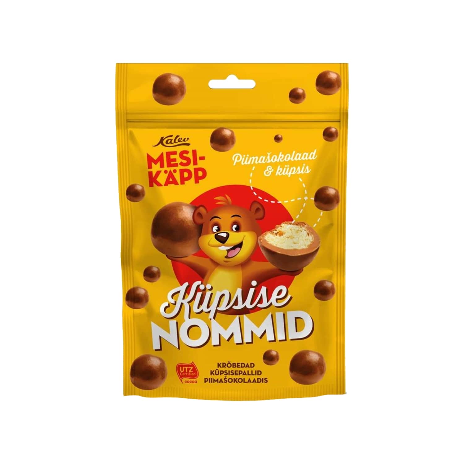 Küpsisepallid piimašokolaadis Mesikäpp 120g