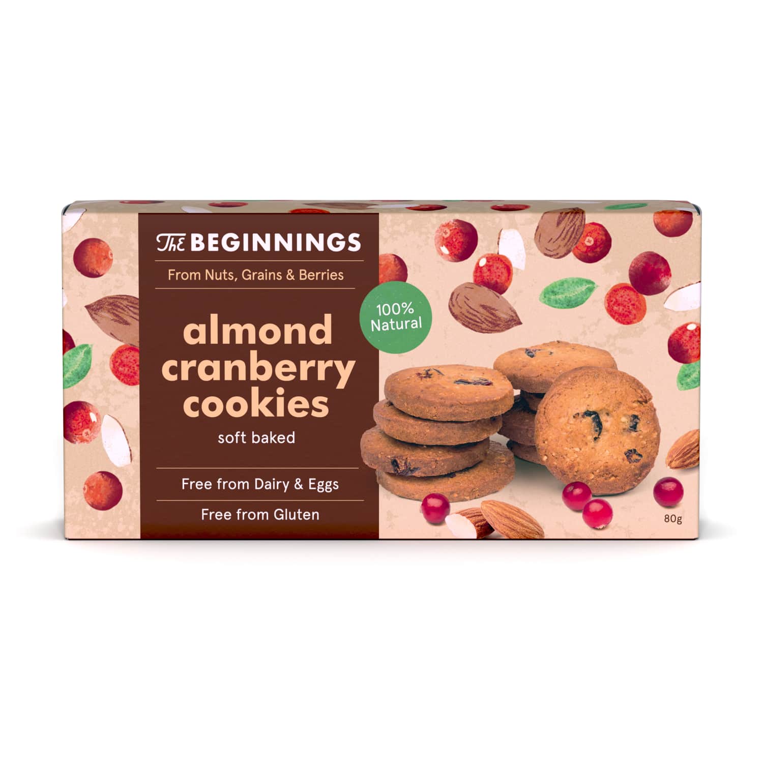 Cepumi mandeļu dzērveņu 80g