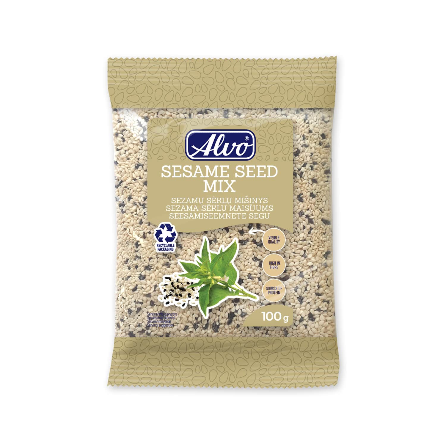 Sezamų sėklų mišinys ALVO, 100 g