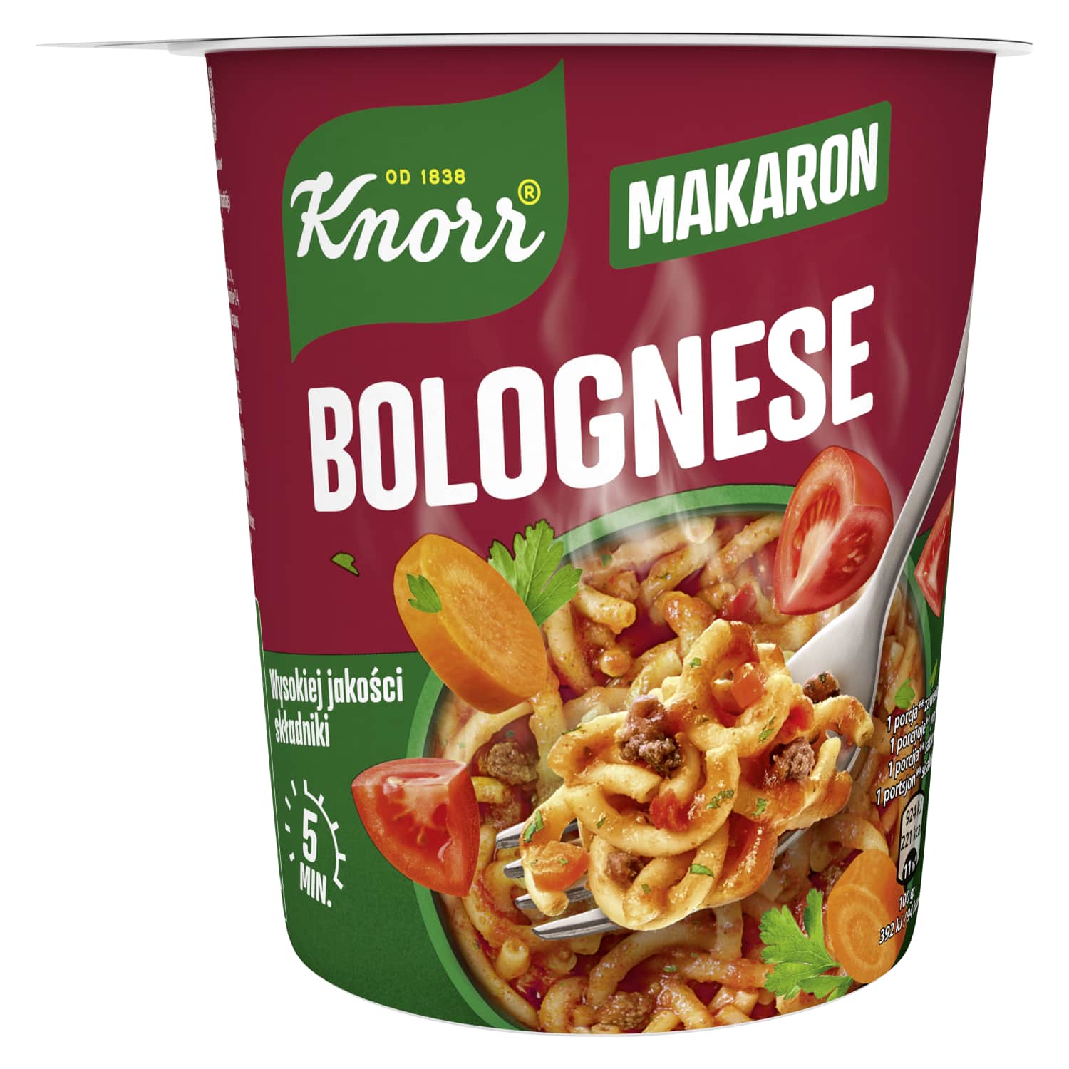 Nūdeles Knorr ar Boloņas mērci 59g
