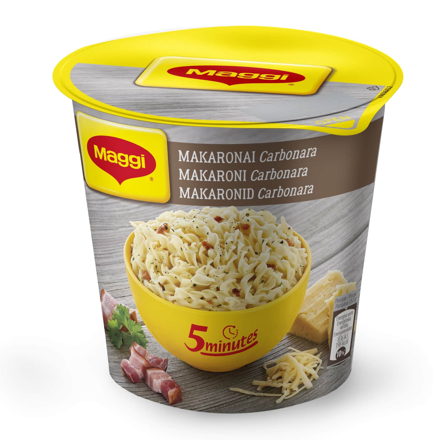 Nūdeles Maggi Pasta carbonara, ātri pag. 50g