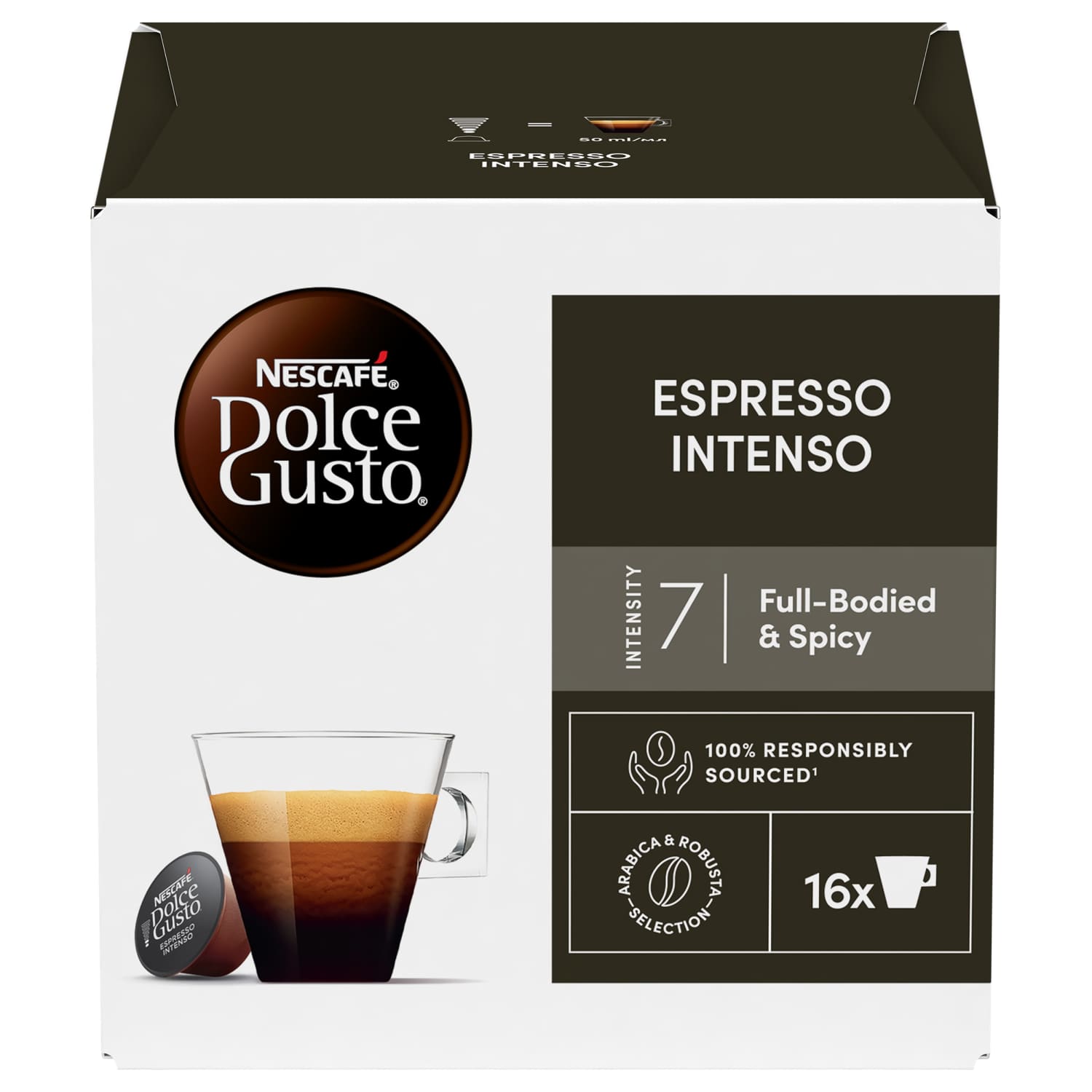 Kaf. kap. Nescafe Espresso Intenso 16x7g
