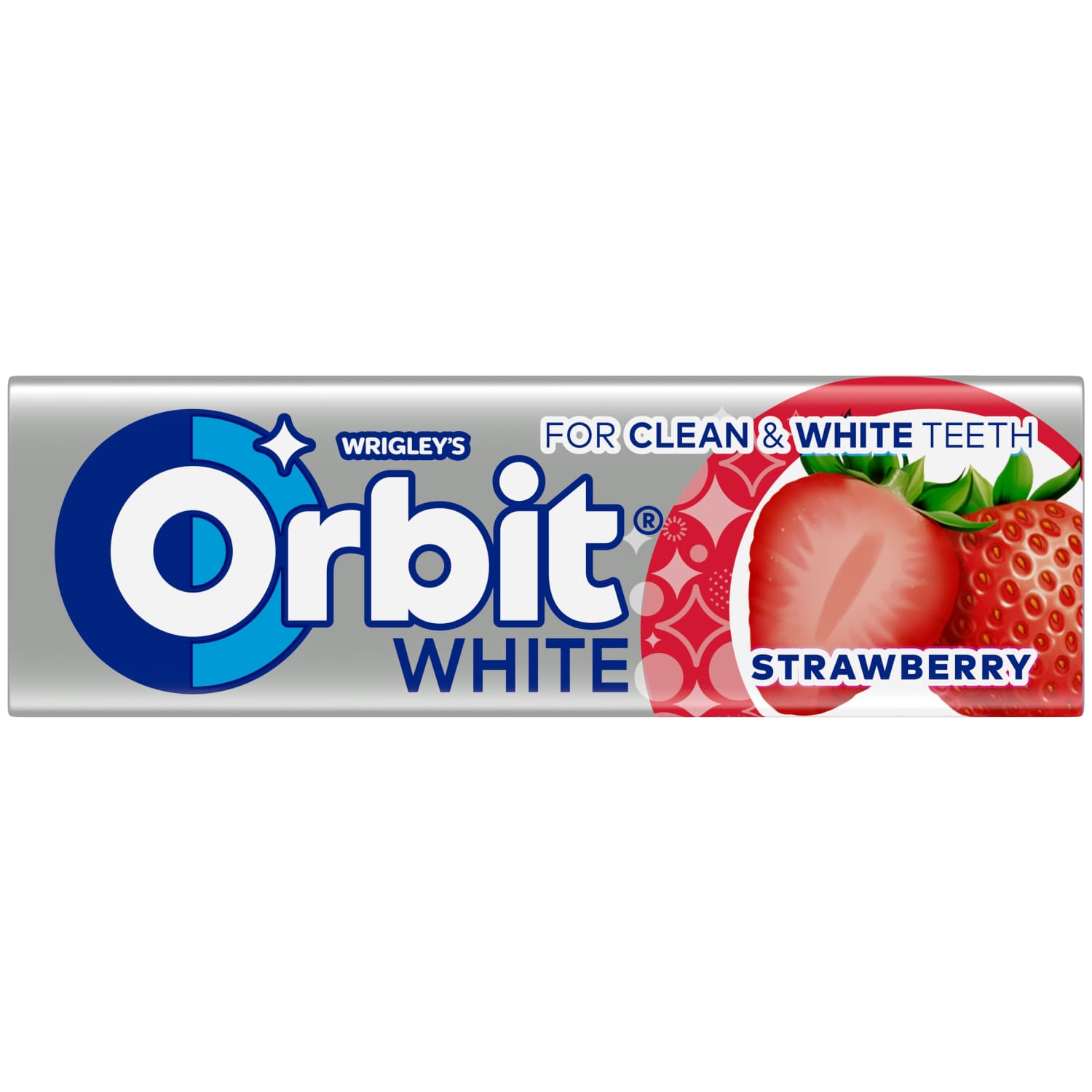 Košļājamā gumija Orbit White ar zemeņu g. 14g