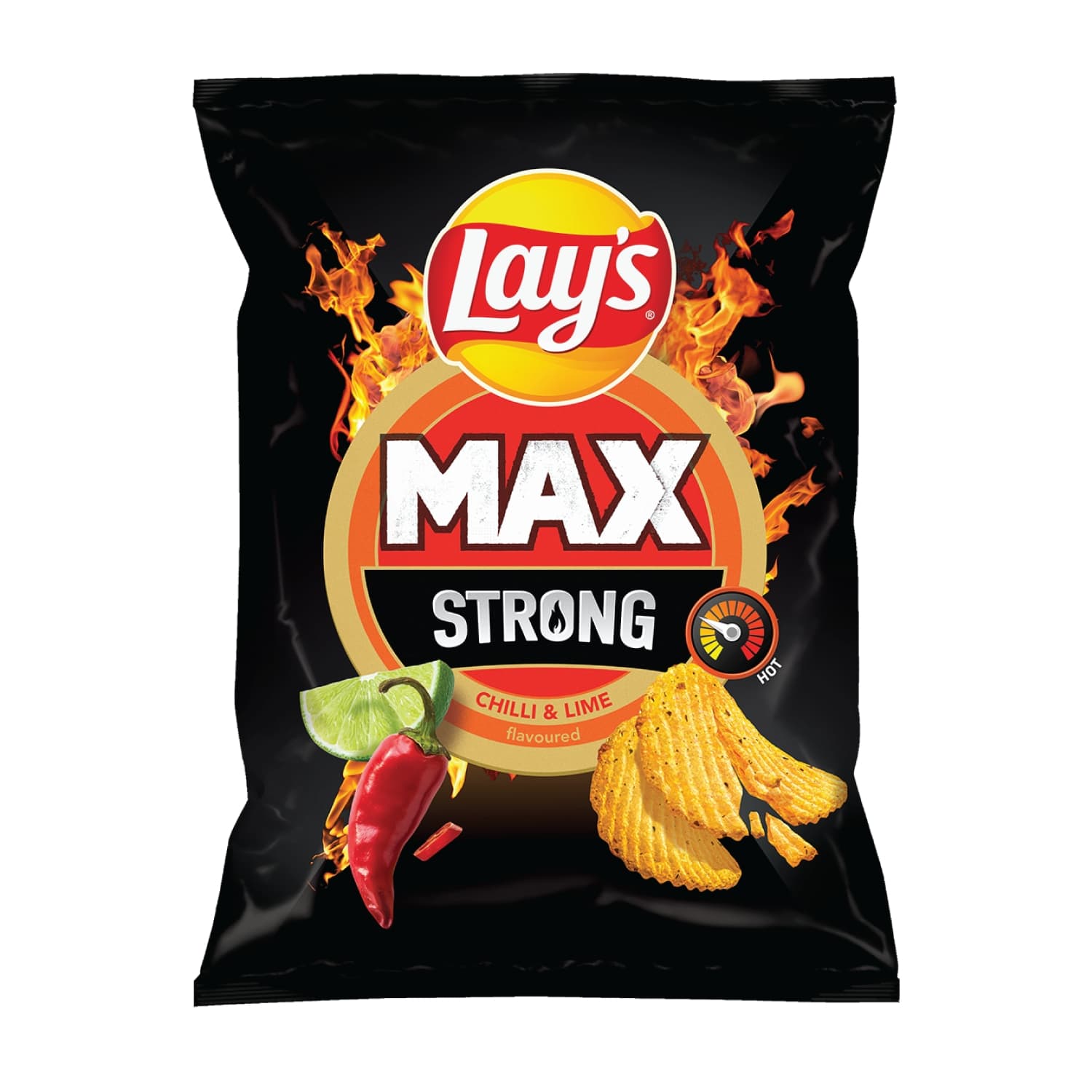 Kartupeļu čipsi Lay's ar čili, laima g. 250g