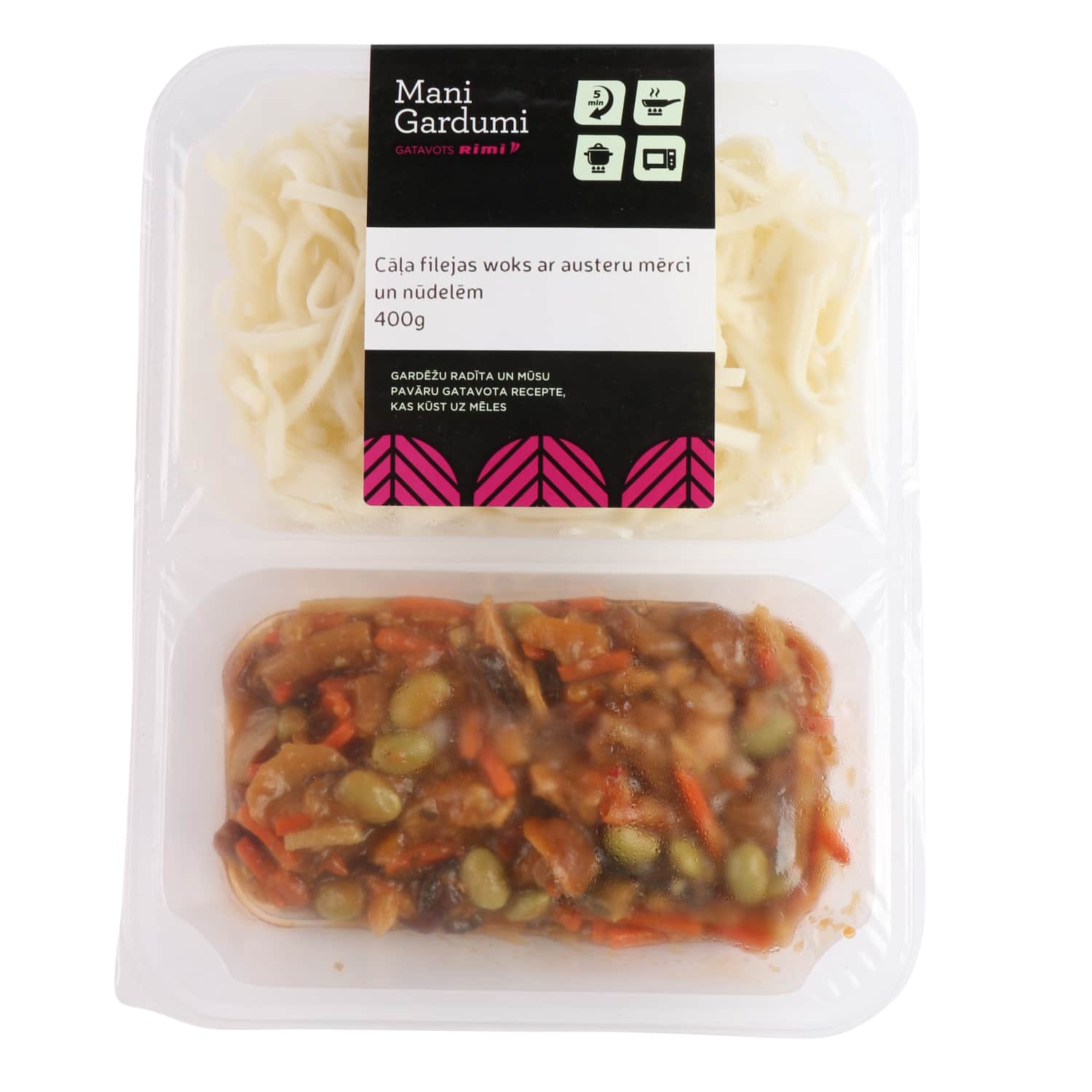 Cāļa fil.woks ar austermērci un nūd.400g