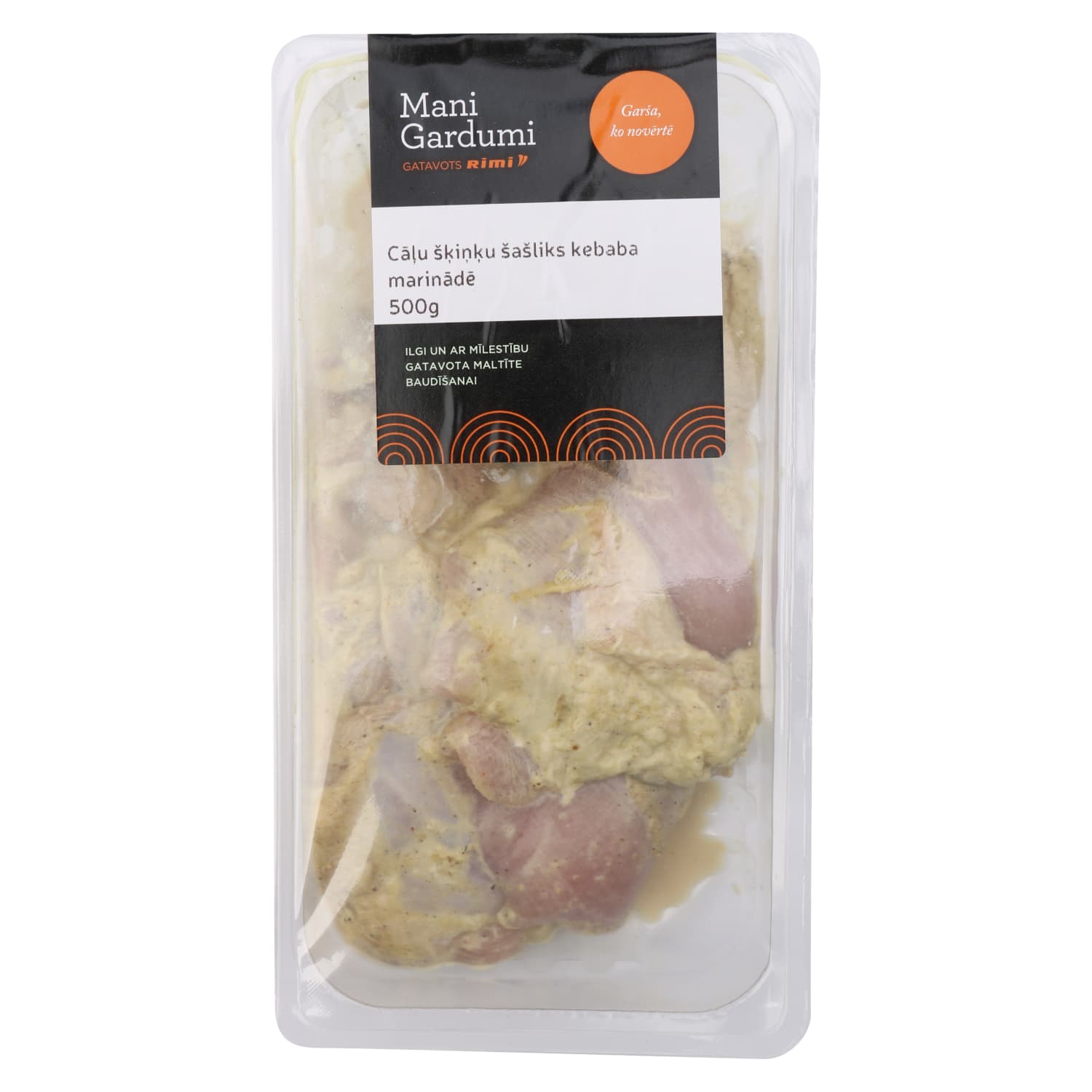 Cāļu šķiņķu šašliks kebaba marinādē 500g
