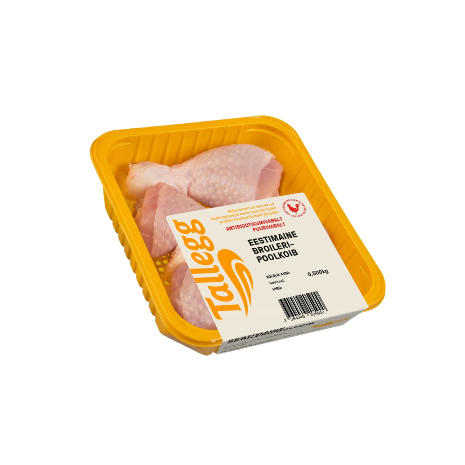 Eestim. br.poolkoib, värske, A-kl Tallegg kg