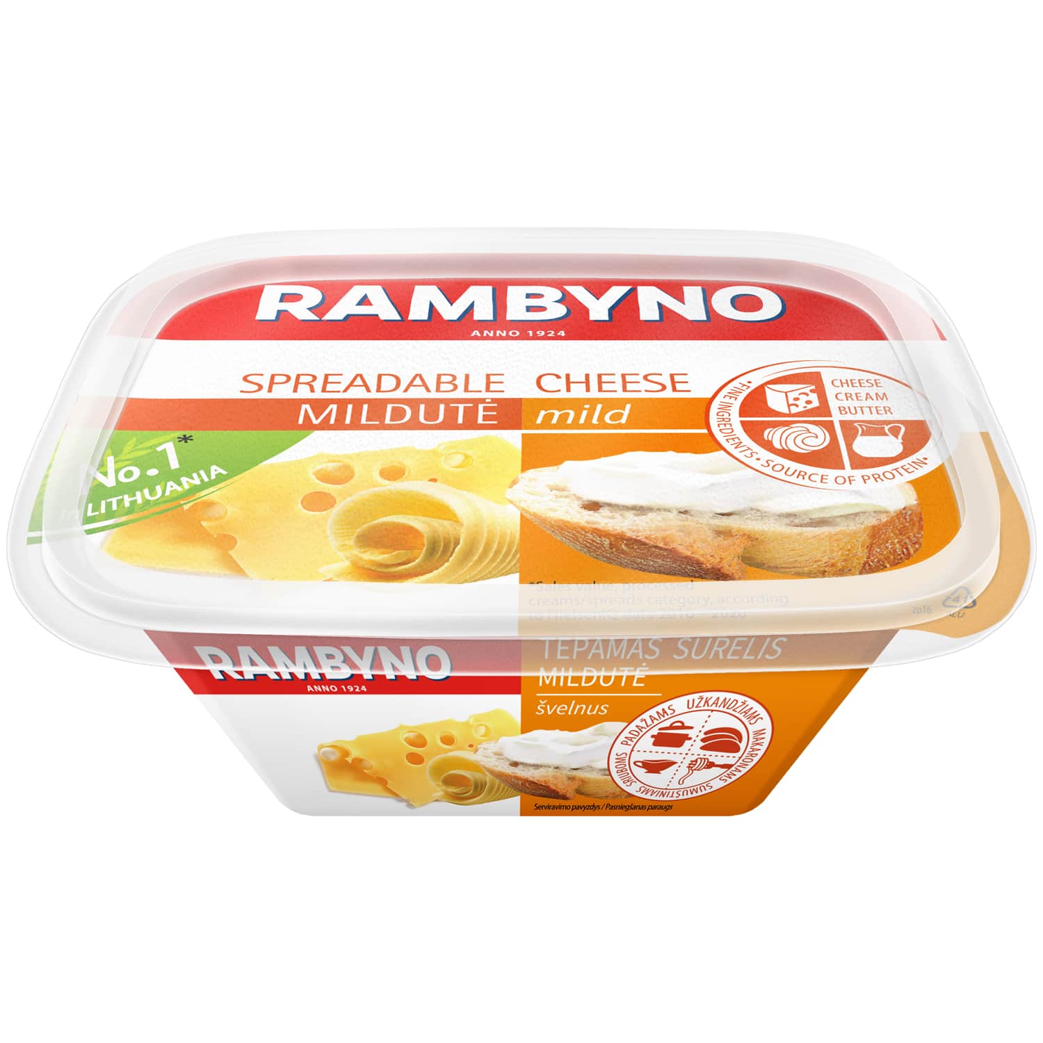 Tep. lyd. sūrel. RAMBYNO MILDUTĖ, 50 %, 175 g