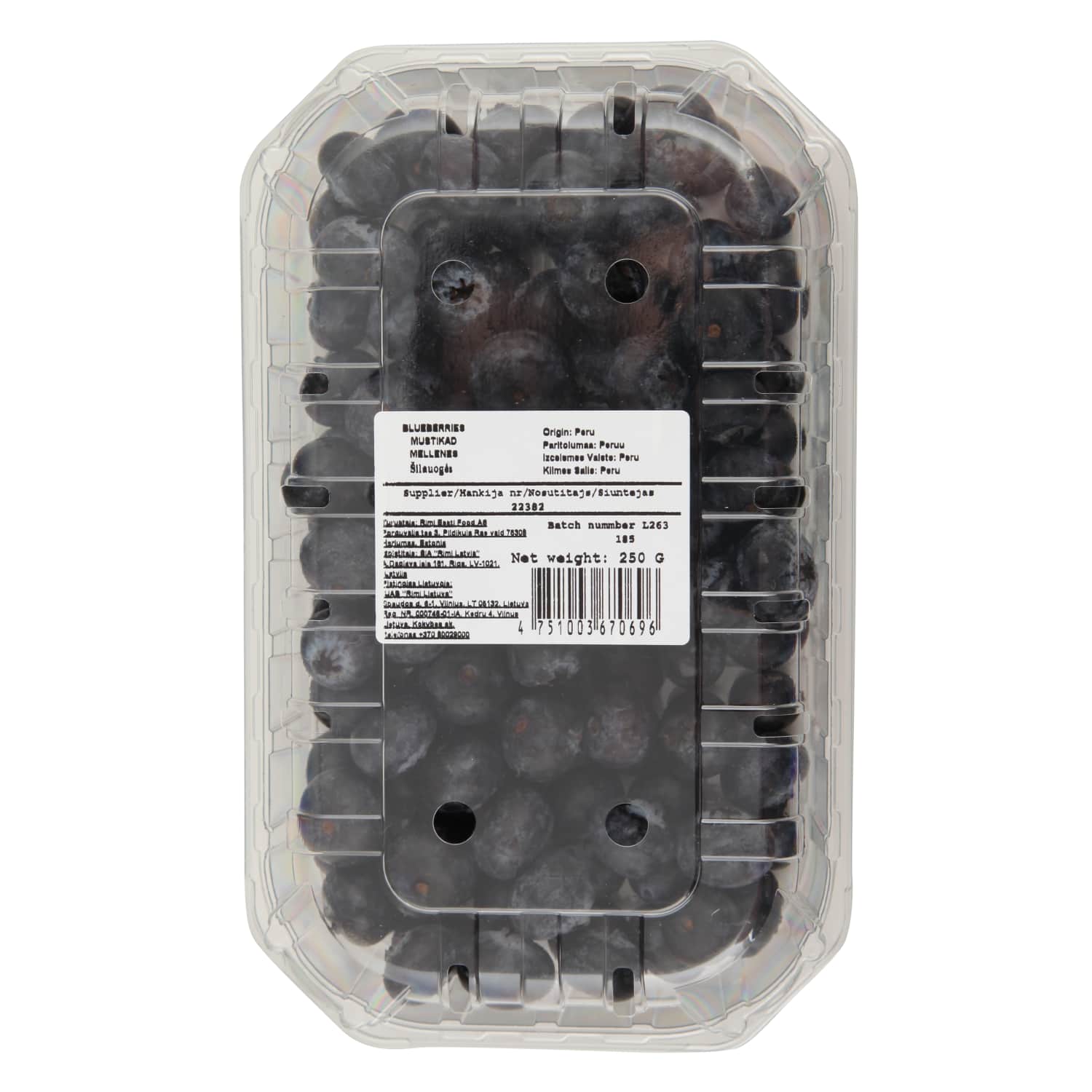 Kultuurmustikad 250g