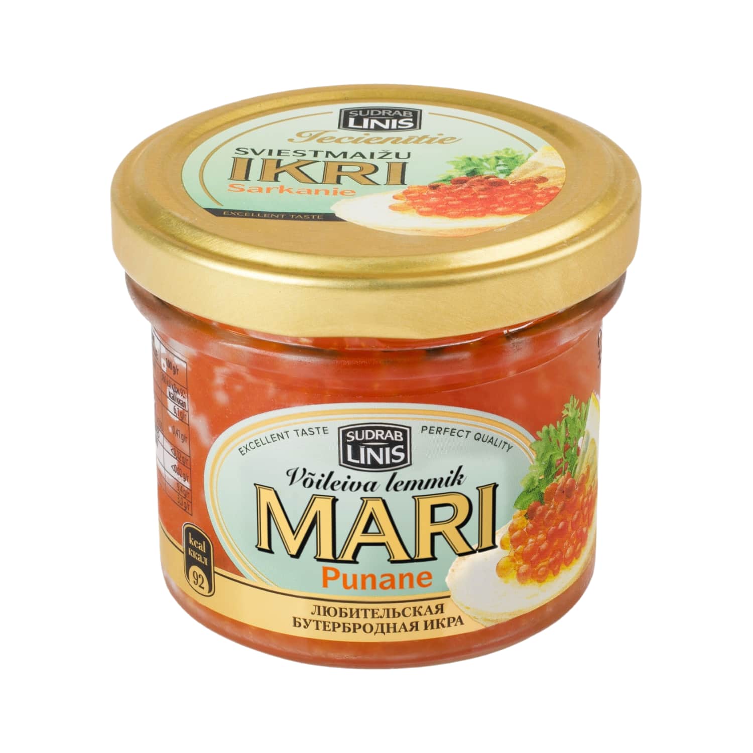 MĖGĖJŲ dirbtiniai raudonieji ikrai,100g