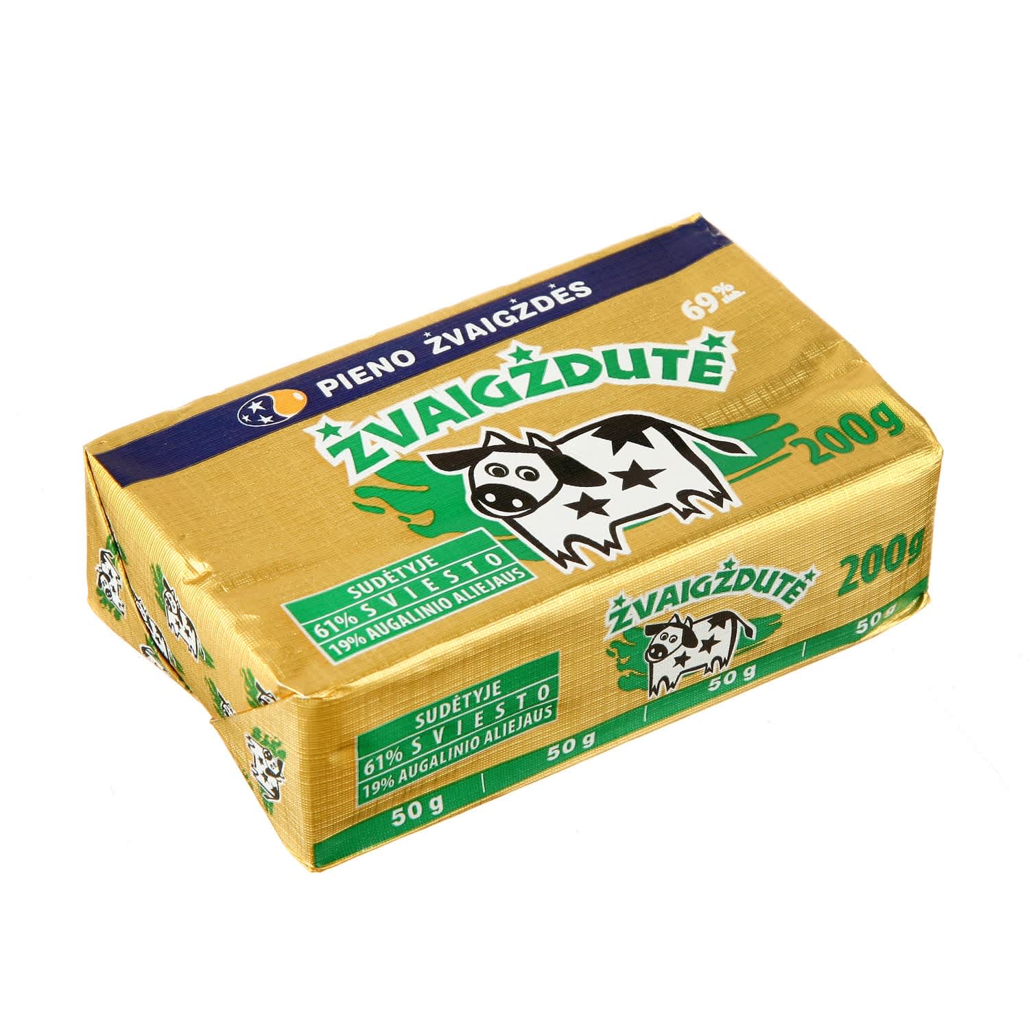 Tepus riebalų mišinys ŽVAIGŽDUTĖ, 69 %, 200 g