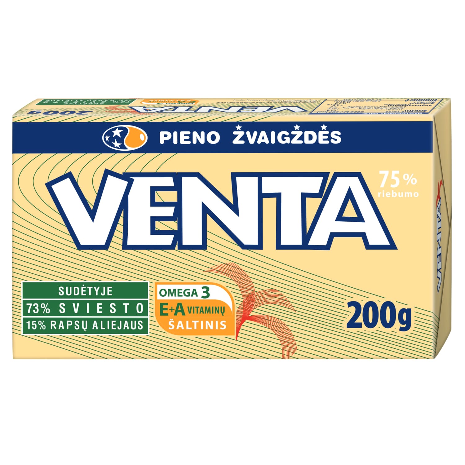 Tepus riebalų mišinys VENTA, 75 %, 200 g