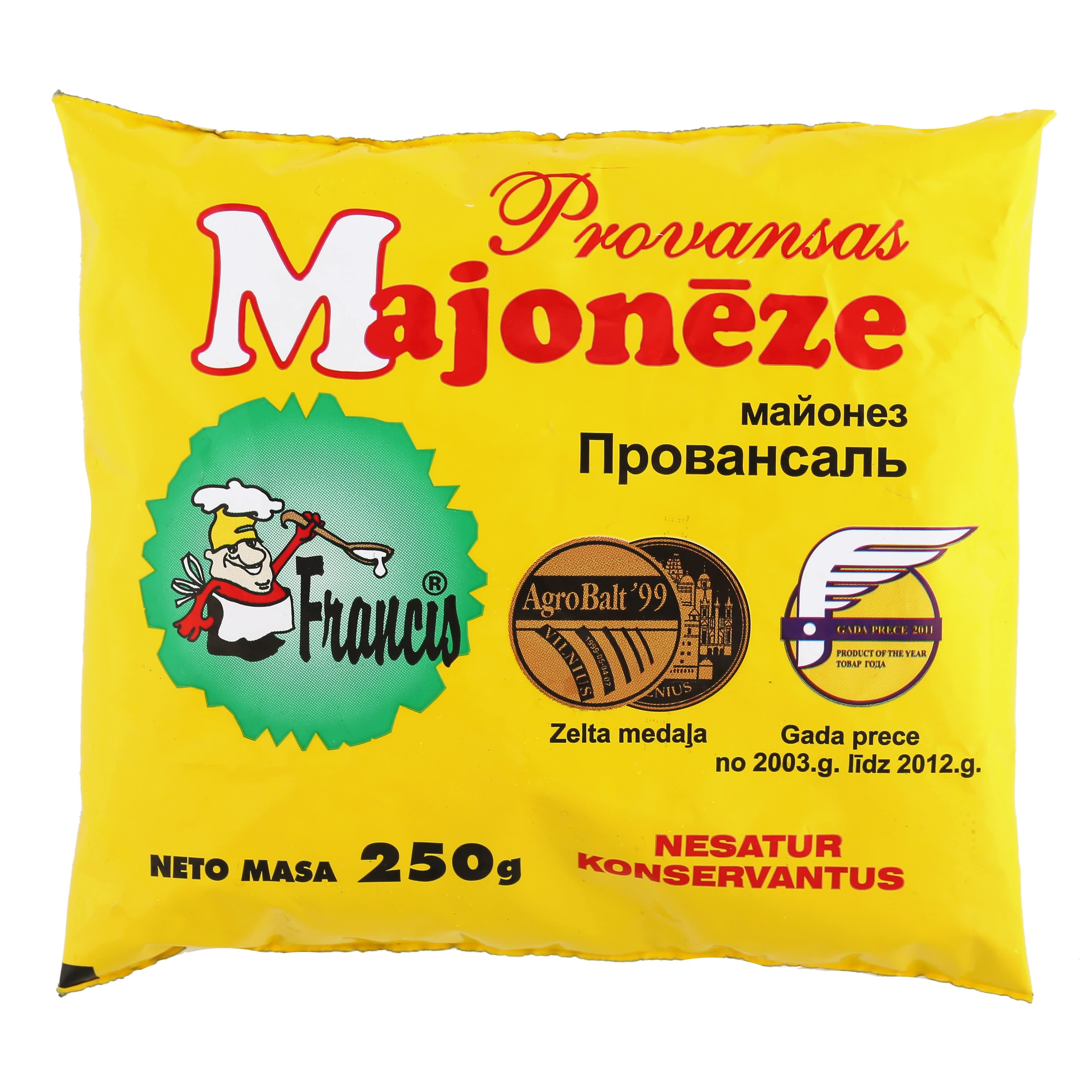 Majonēze Francis Provansas 250g