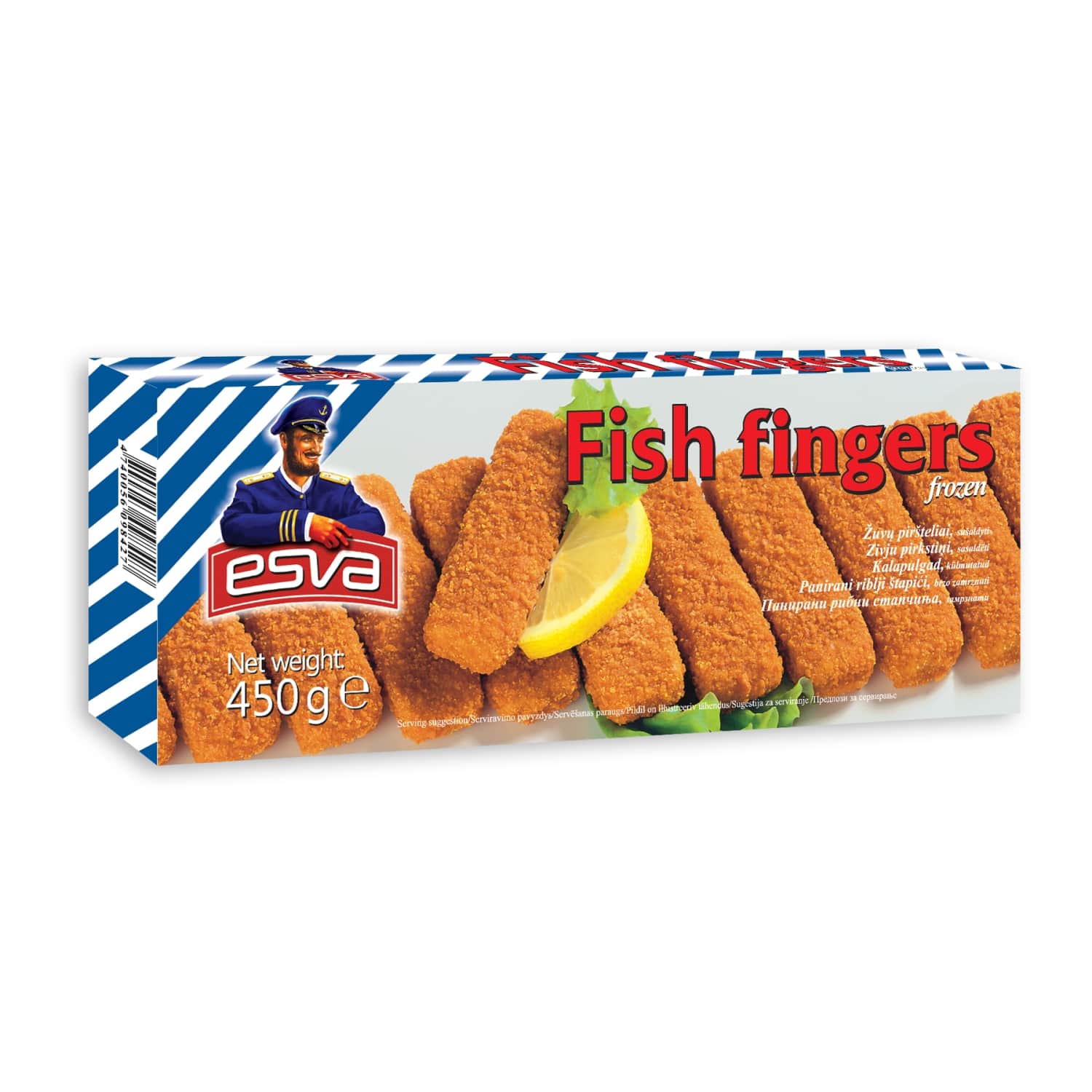 Zivju pirkstiņi Esva 450g