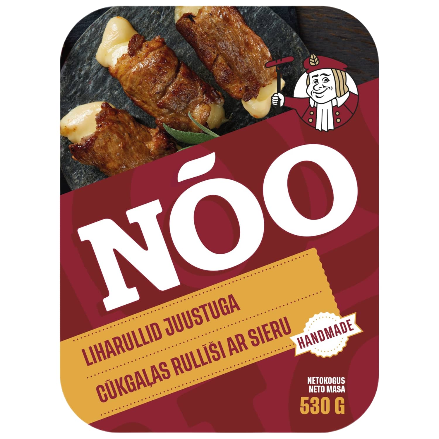 Liharullid juustuga Nõo Lihavürst 530g