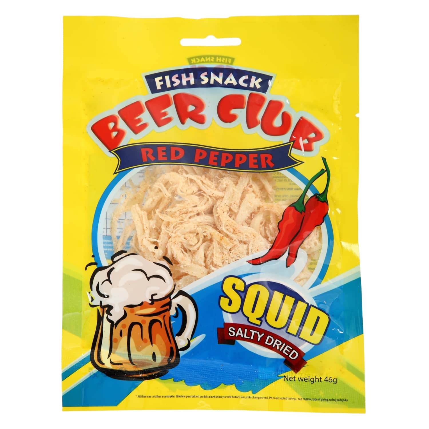 Kalmārs Red pepper sālīts 46g