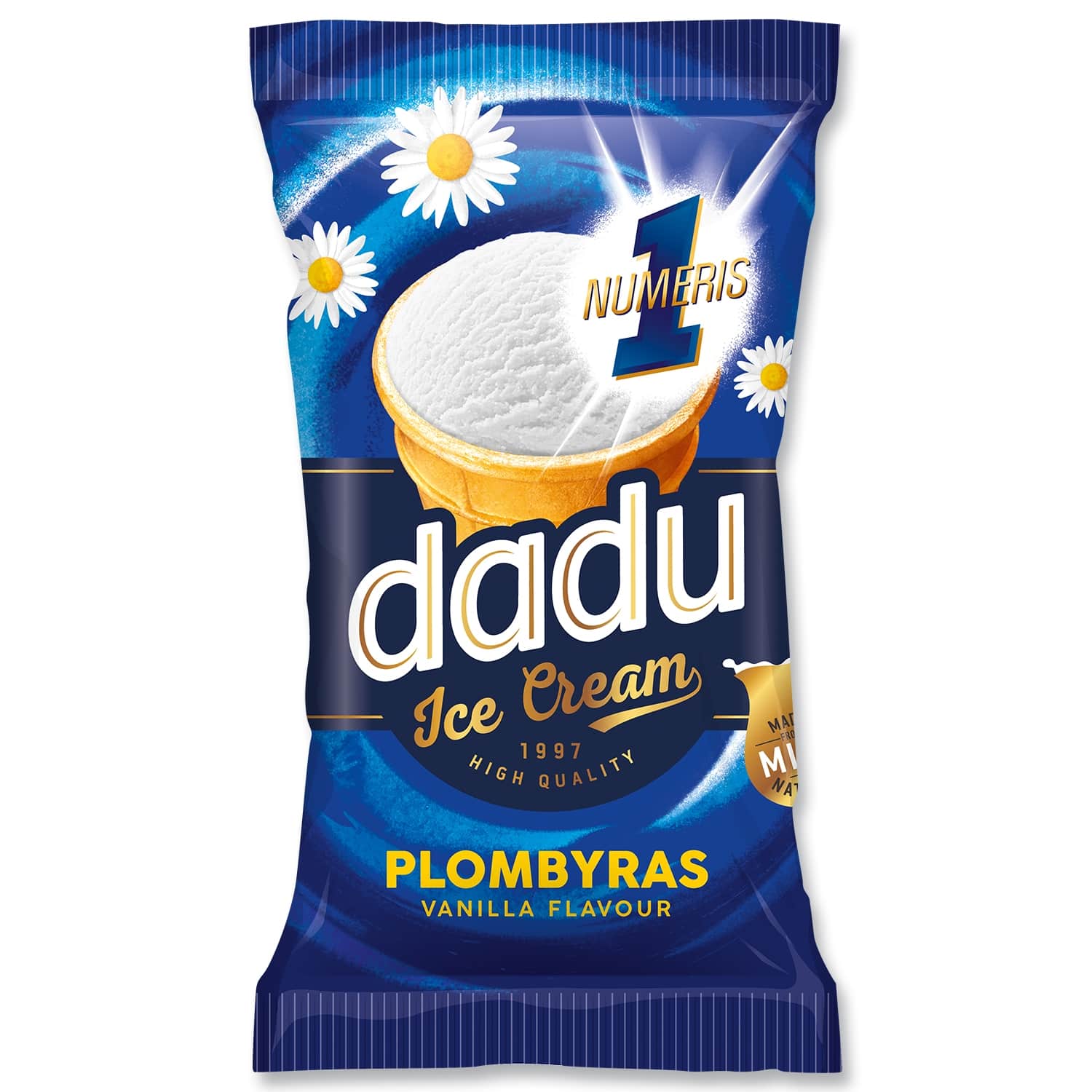 Vanilinis plombyras DADU, 120 ml / 65 g