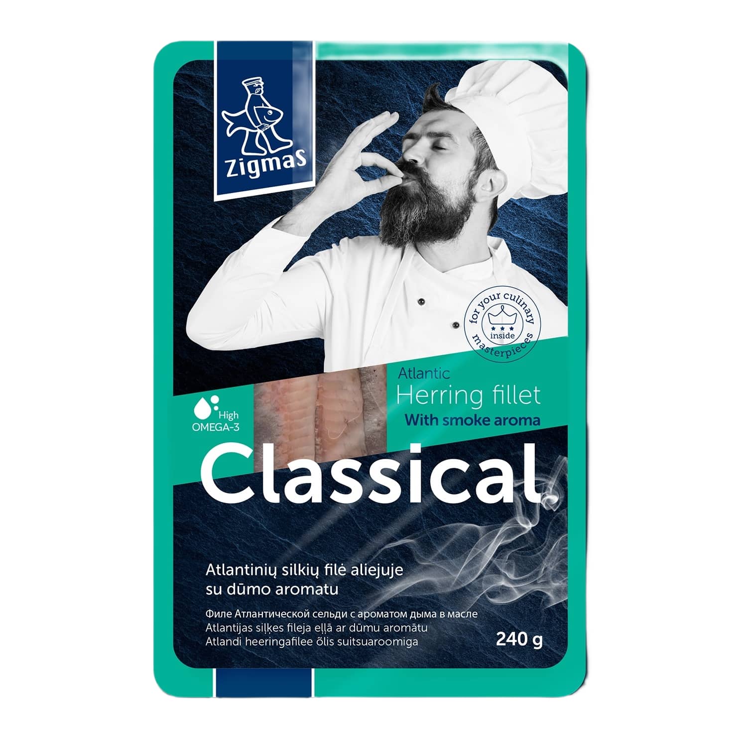 Silkių filė aliej. su dūmo ar. ZIGMAS, 240 g