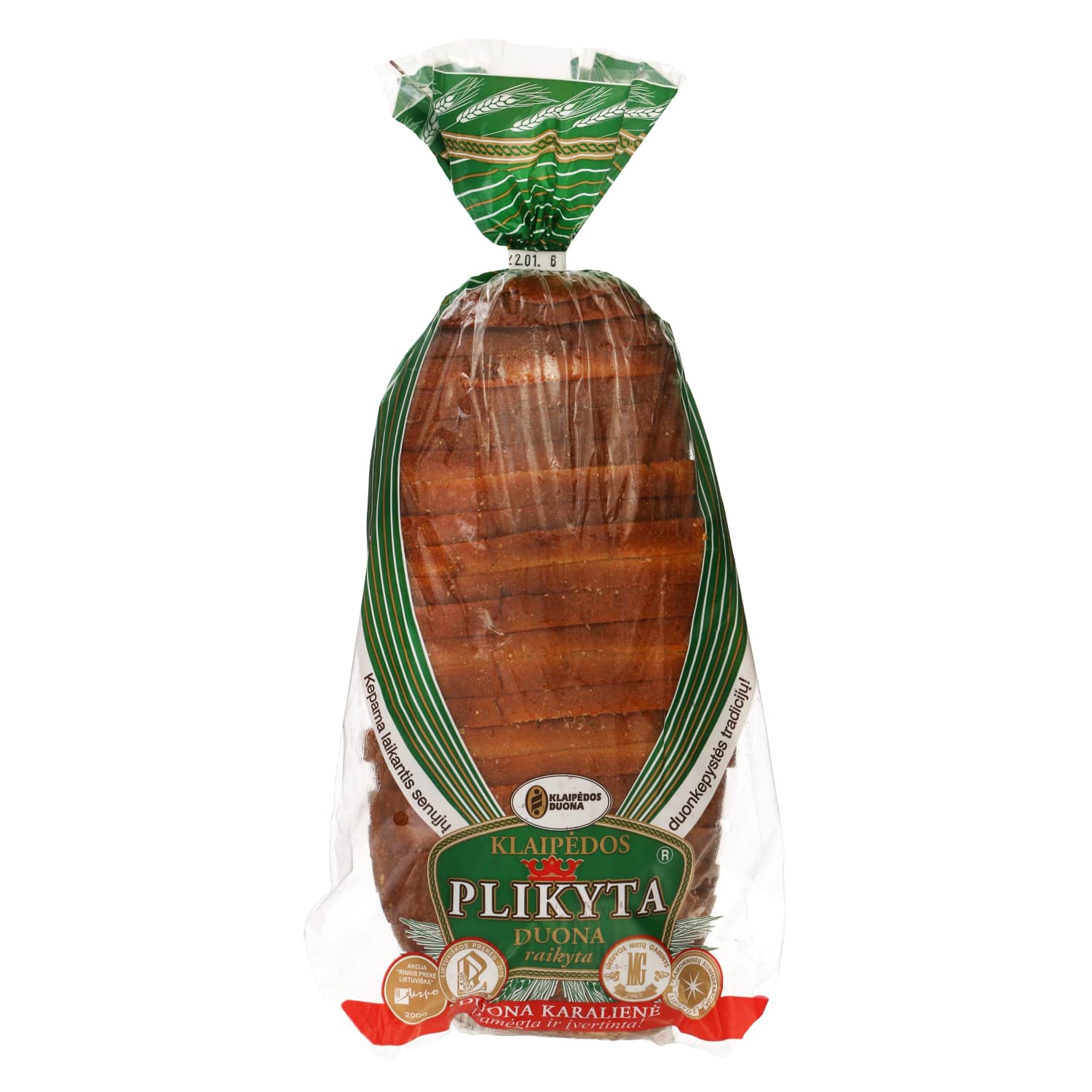 Plikyta duona KLAIPĖDOS, 800 g