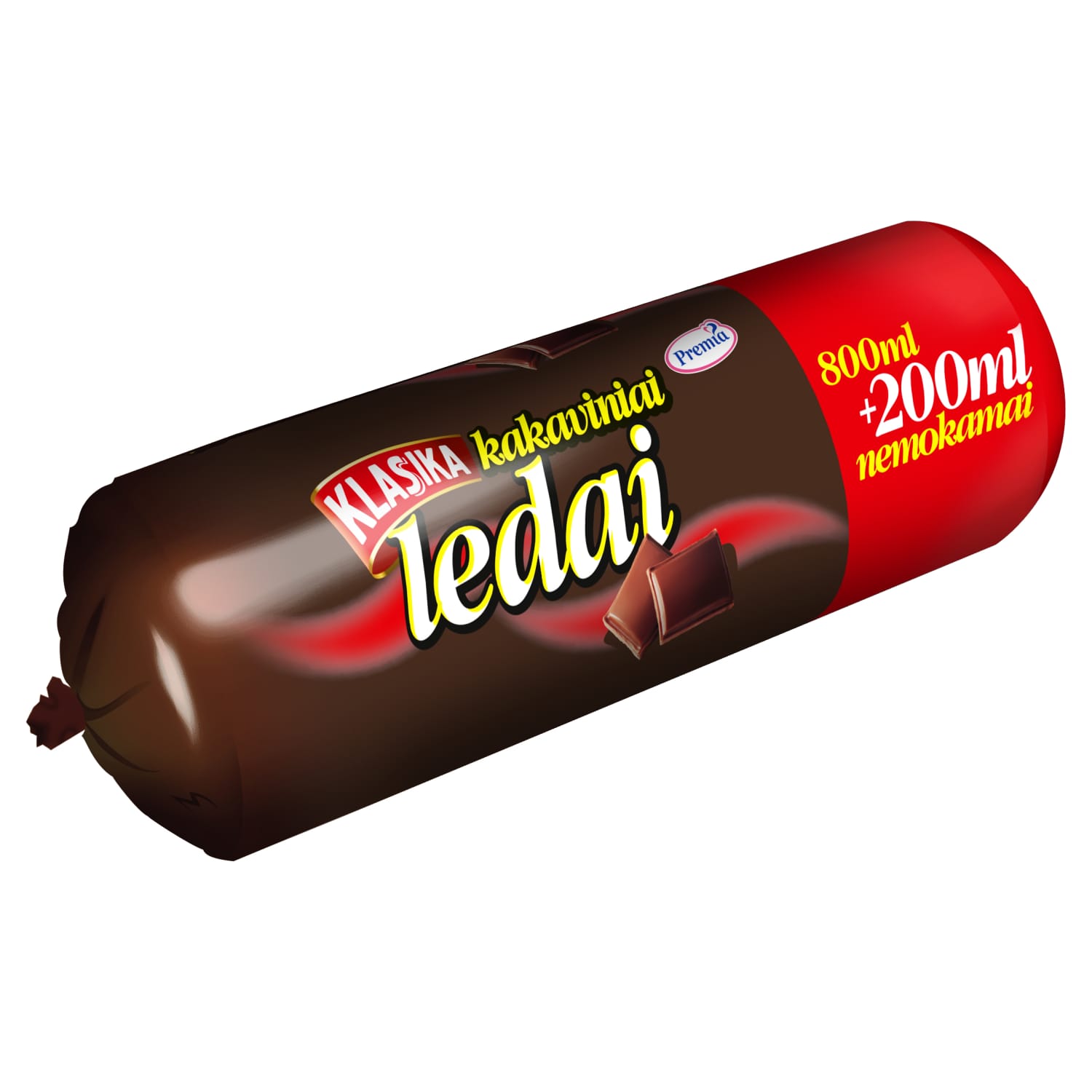 Šokoladiniai valg. ledai KLASIKA, 1 l / 500 g