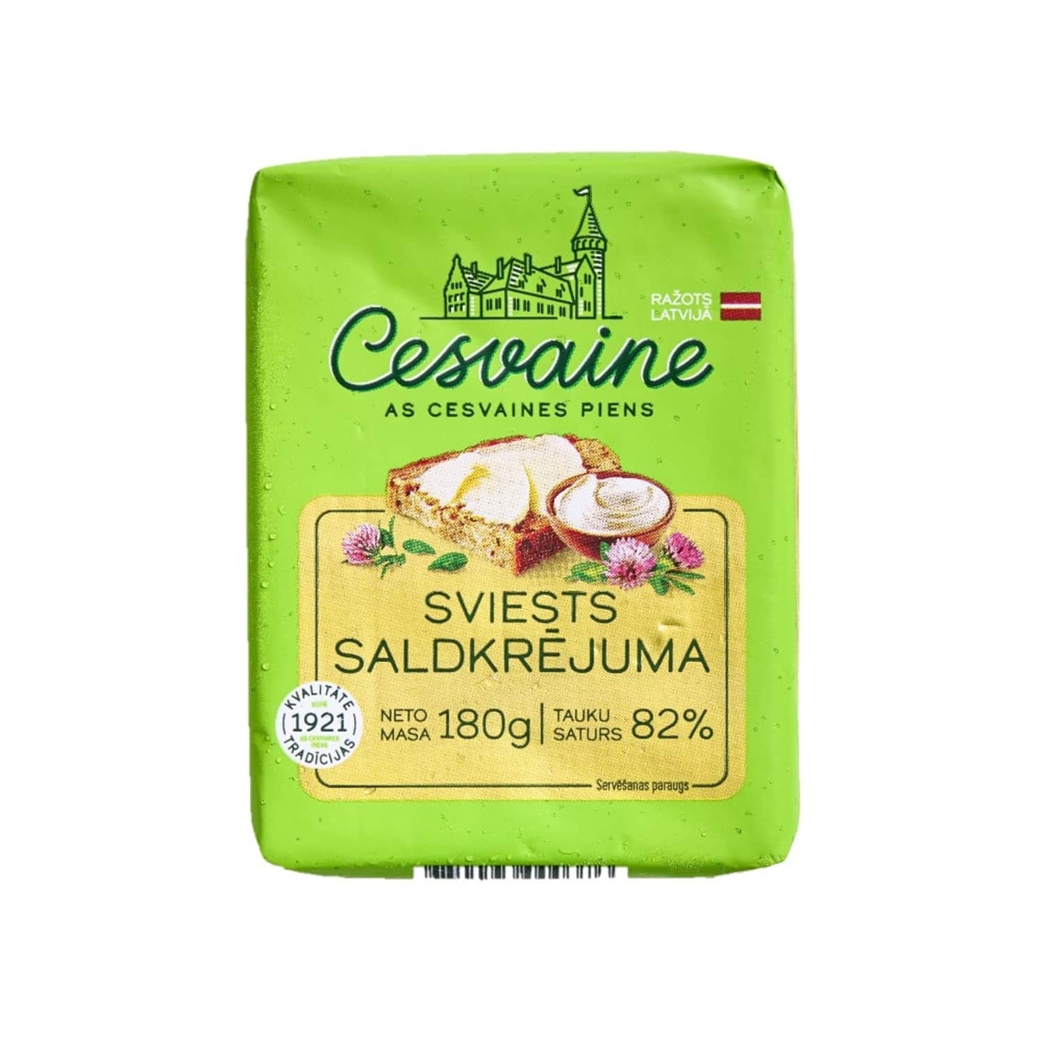 Sviests Cesvaine saldkrējuma 82% 180g