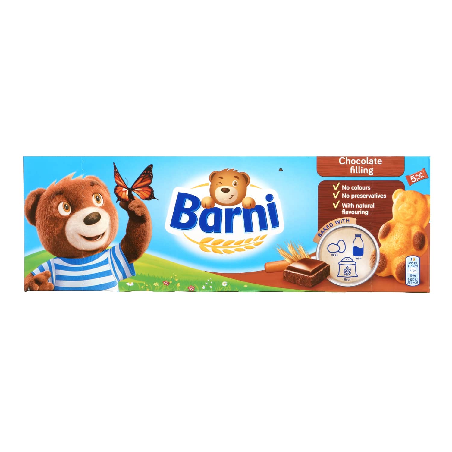 Biskviitküpsised šokolaaditäidise. Barni 150g