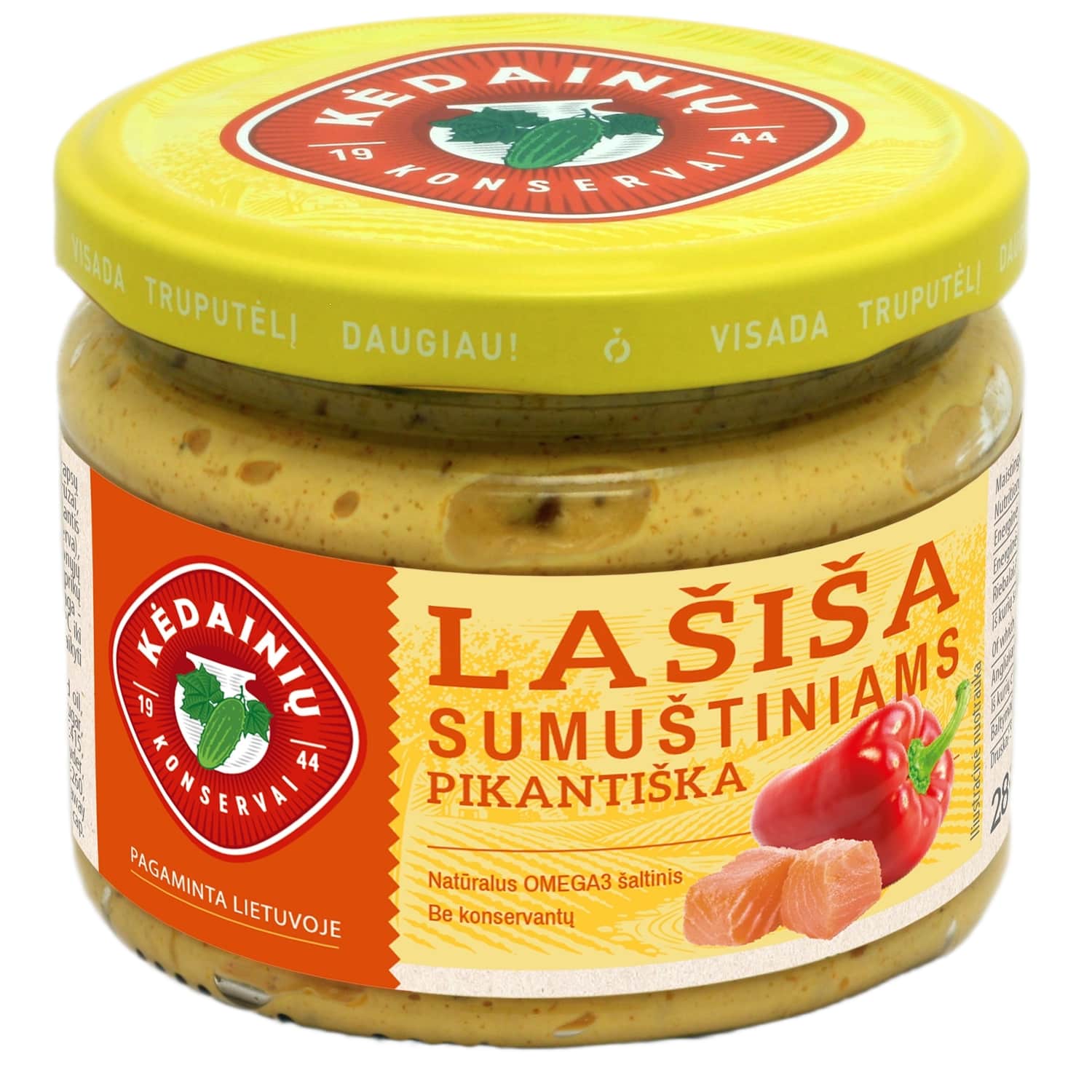 Pikantiška lašiša KĖDAINIŲ KONSERVAI, 280 g