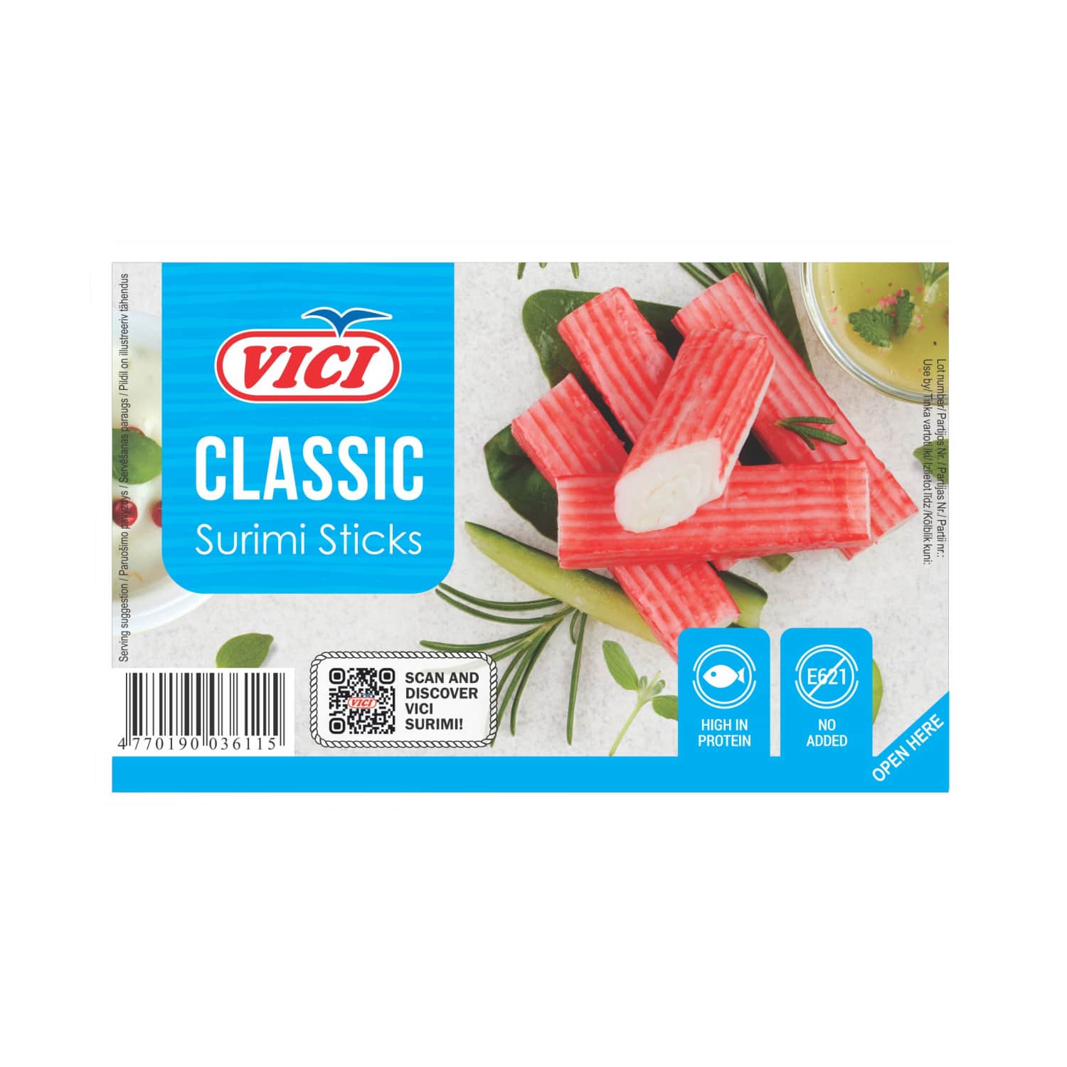 Surimist pulgad jahutatud Viči 150g