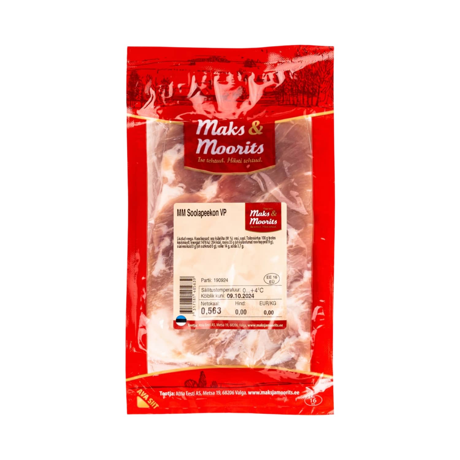 Peekon soolatud M&M kg