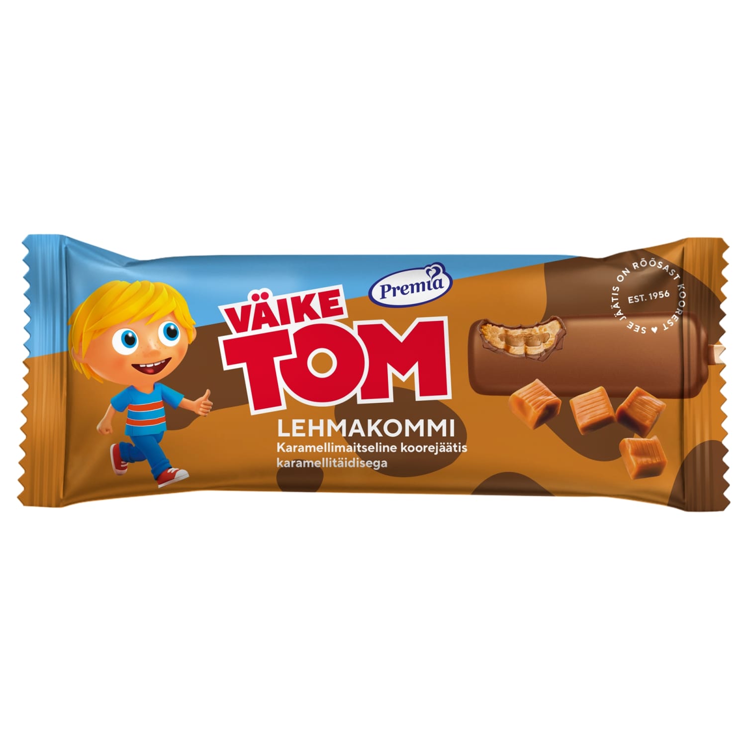Jäätis lehmakommi Väike Tom 60g